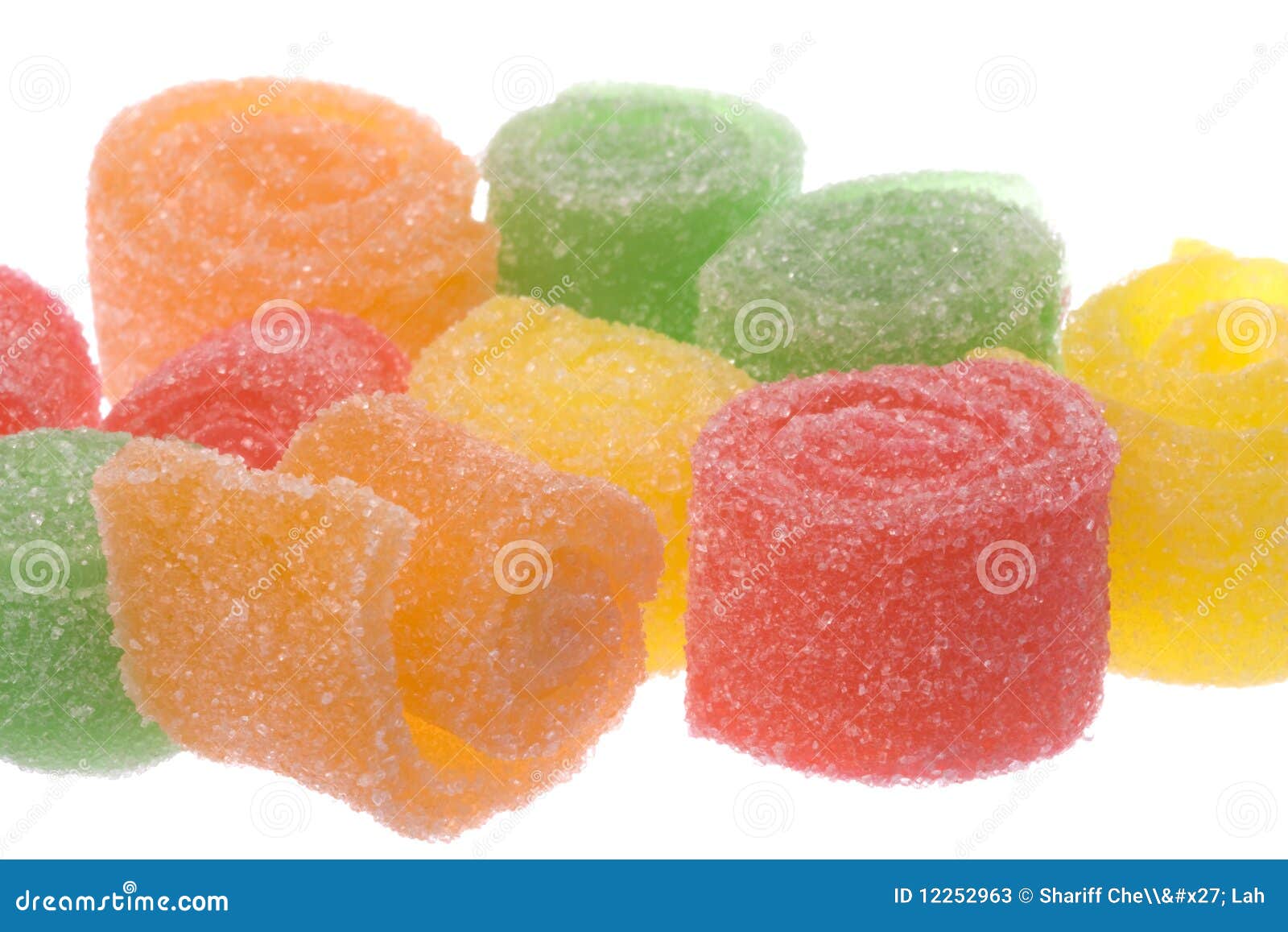 Sour Roll Candies Macro Isolated Stock Image Image of candies, food