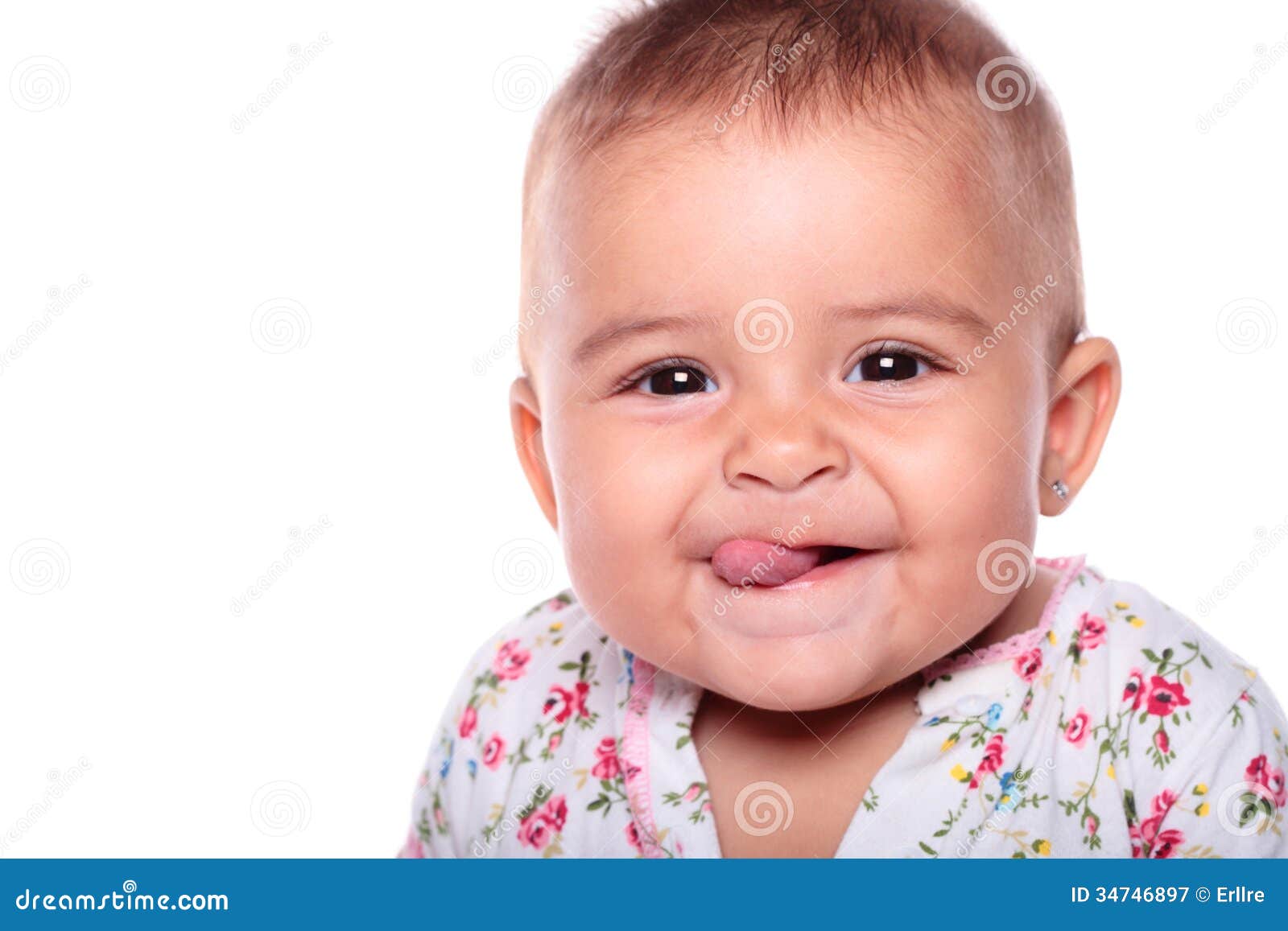 Sourire De Bebe Image Stock Image Du Nourrisson Duree