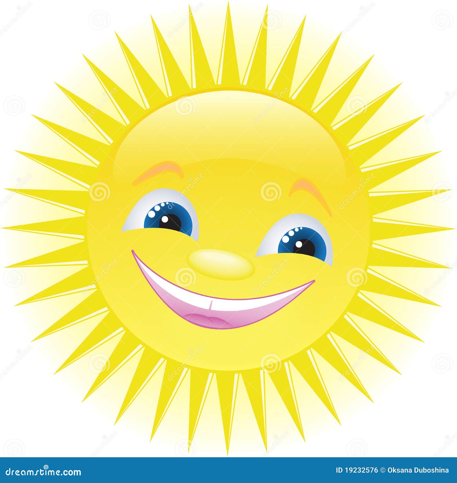 image libre de droits sourire drle du soleil de dessin anim image