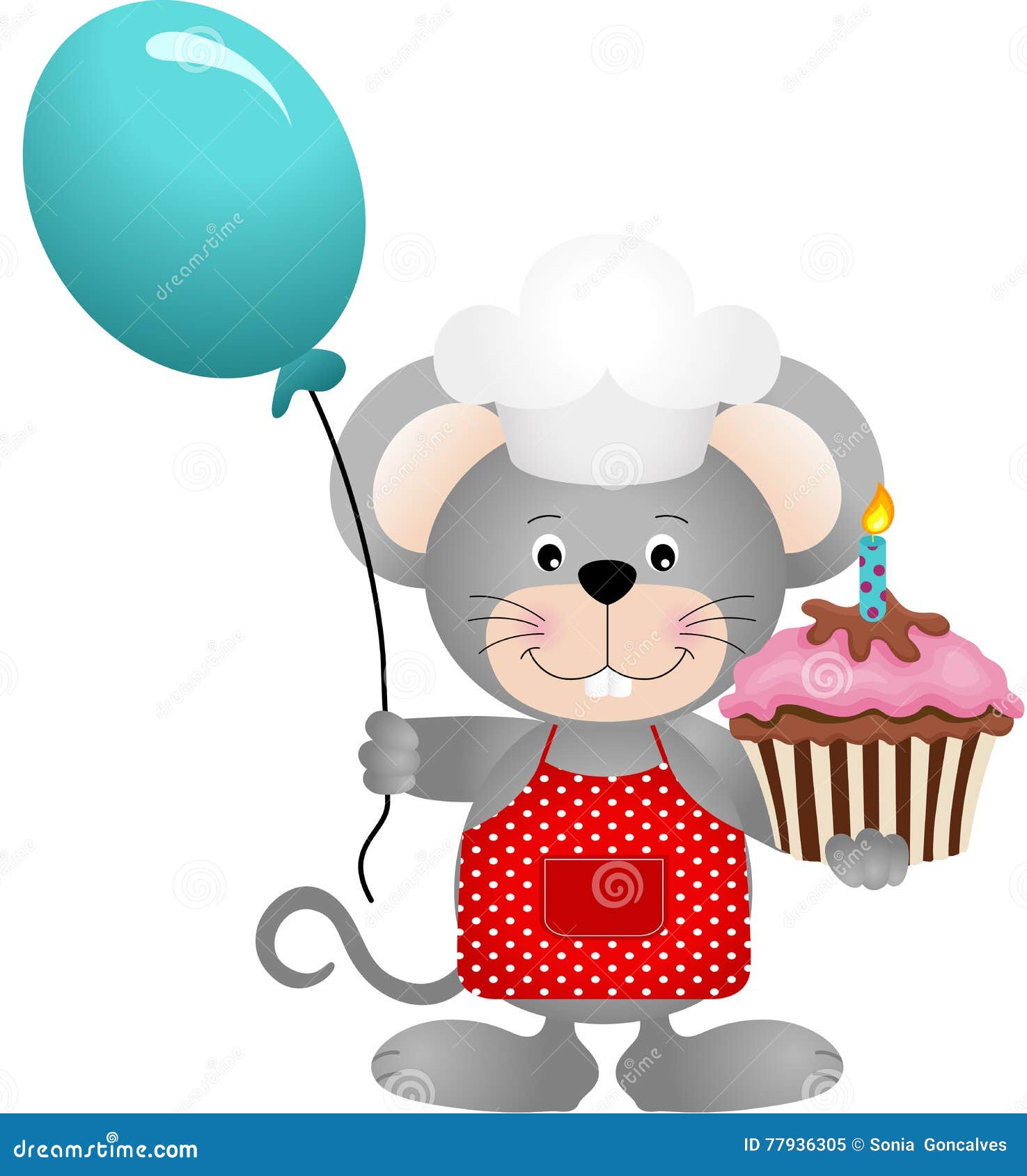Souris De Cuisinier Avec Le Ballon Et Le Gateau D Anniversaire Illustration De Vecteur Illustration Du Souris Ballon Souris De Cuisinier Avec Le Ballon Et Le Gateau D Anniversaire Illustration De Vecteur Illustration Du Souris Ballon