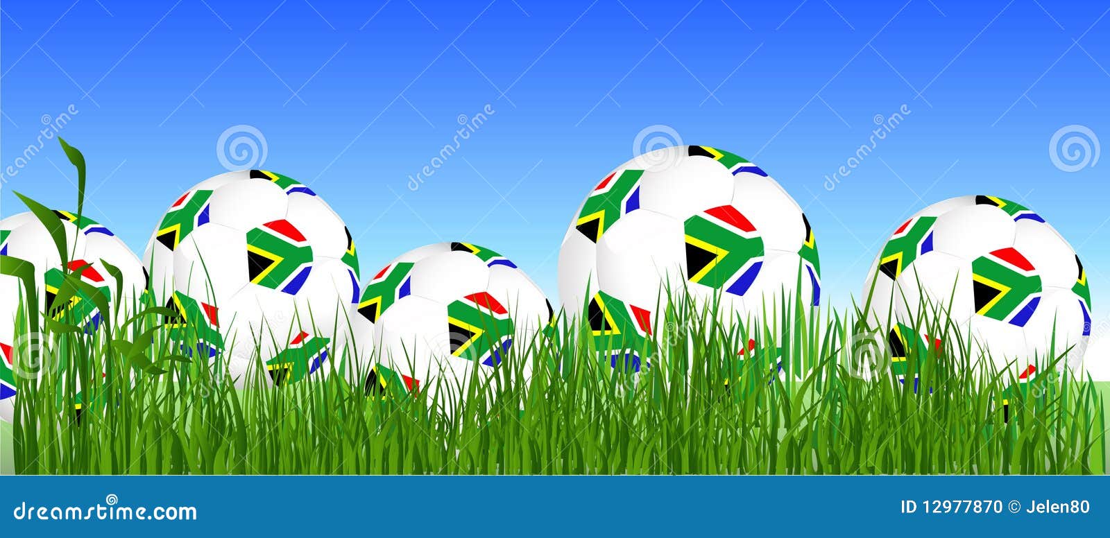 South Africa balls stock vector. Illustration of isolated 12977870