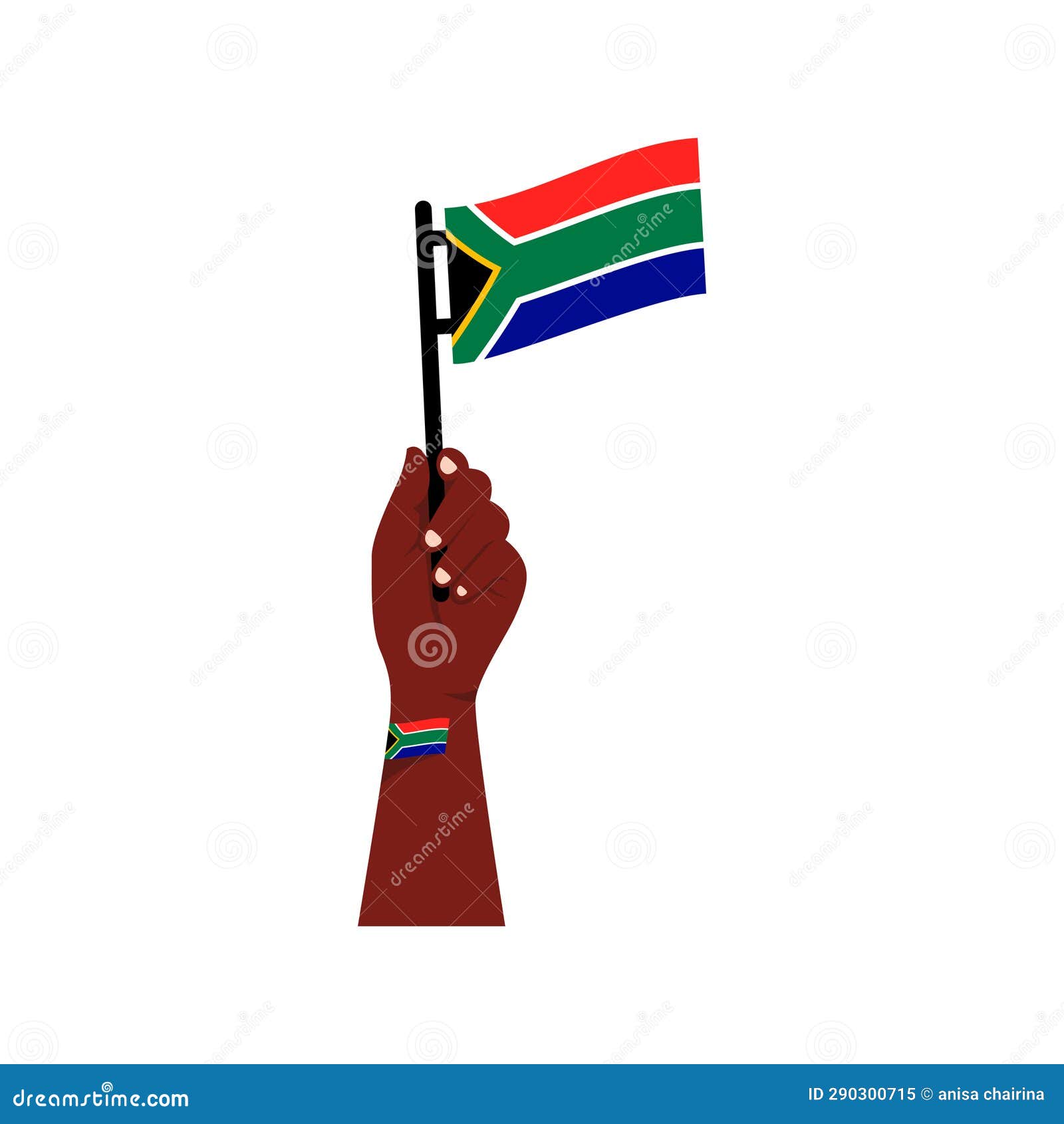 South Africa Element Heritage Day Illustration Design Vector Stock
