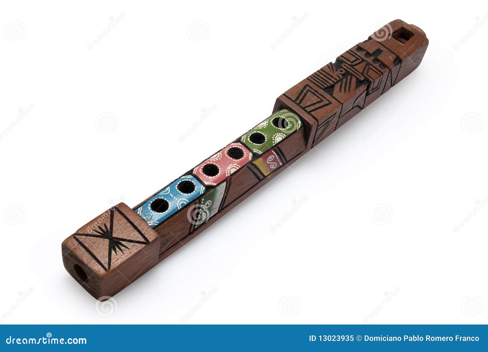 South American flute stock image. Image of cultural, american 13023935