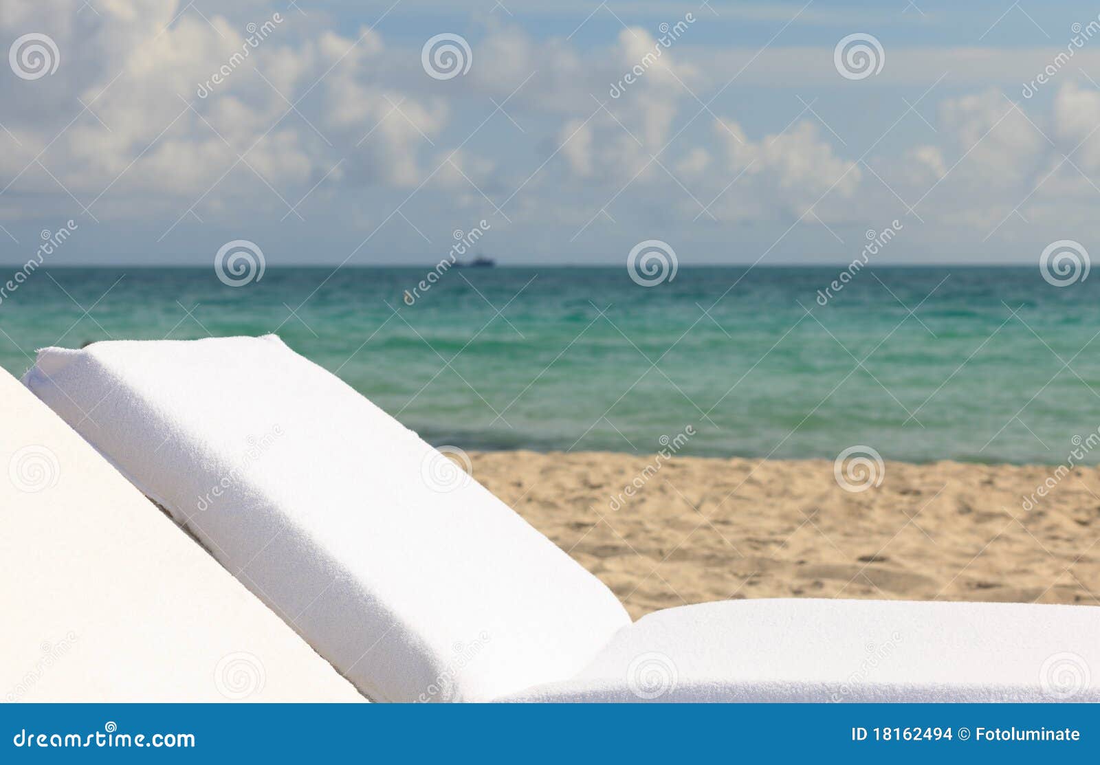 South Beach Lounge Chairs stock photo. Image of lounge 18162494