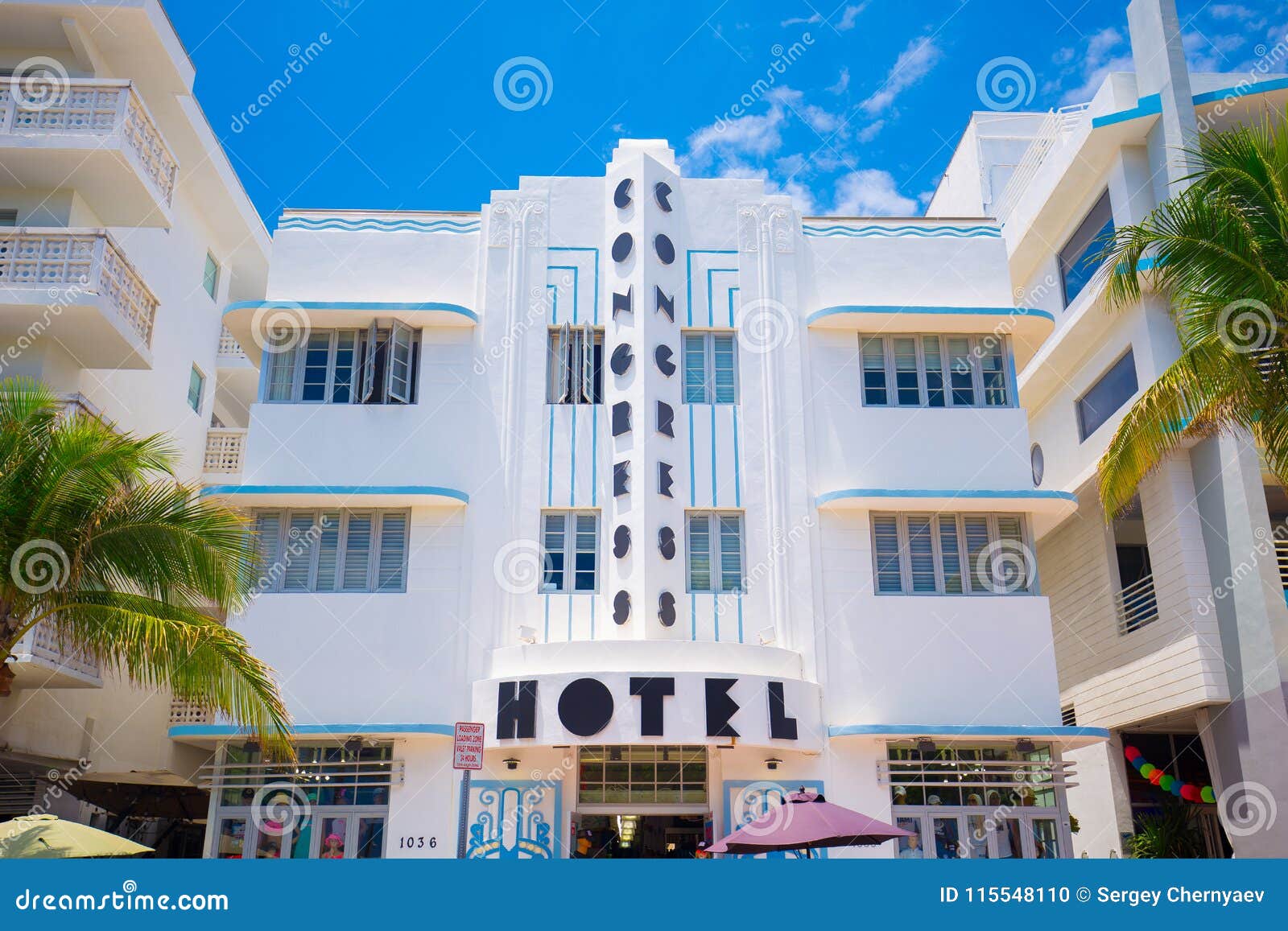 South Beach Miami Beach Ocean Drive Street Architectural