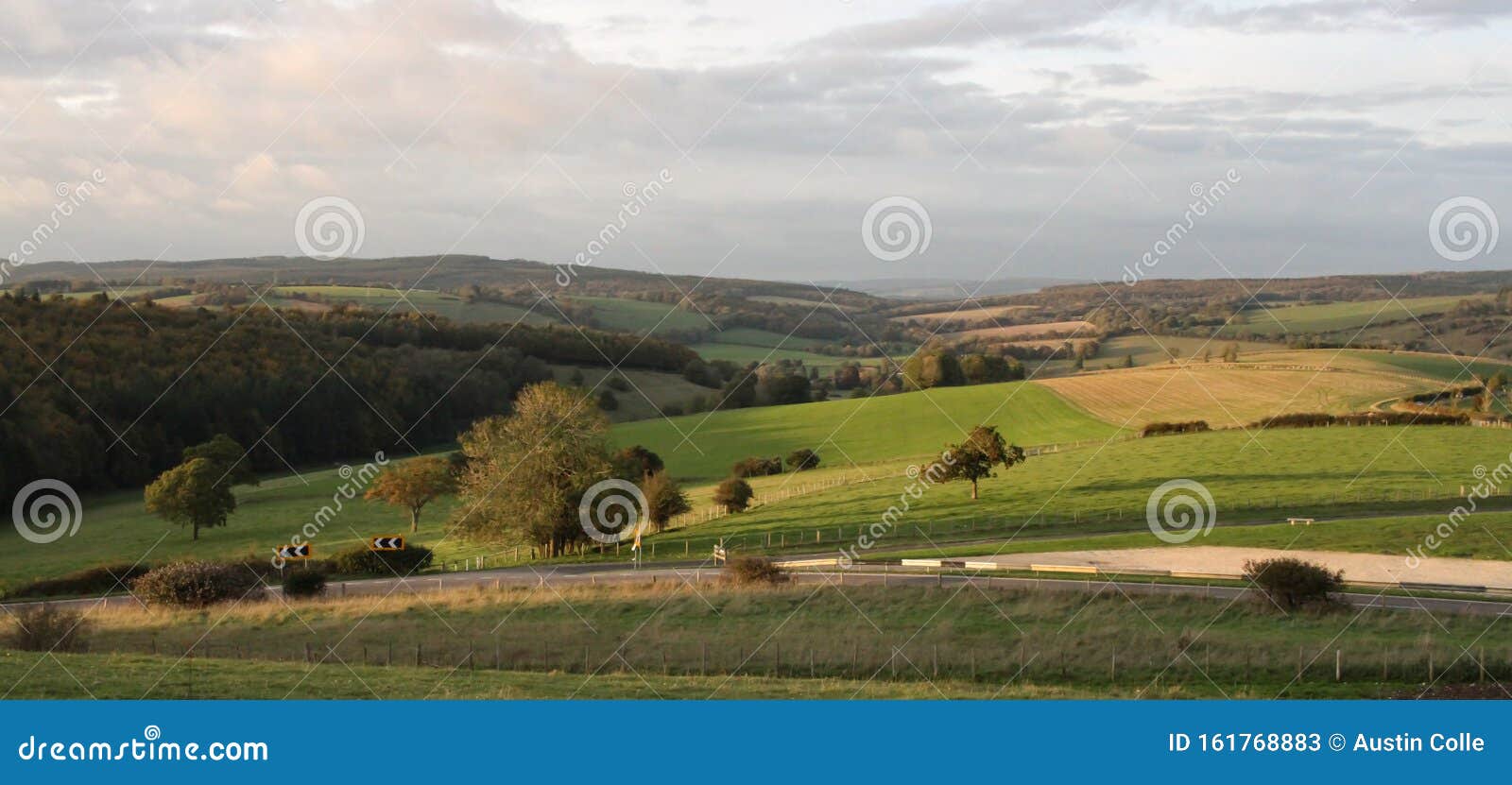 South Downs Near Goodwood Horse Racing Track In Southern England Stock Image - Image of goodwood ...