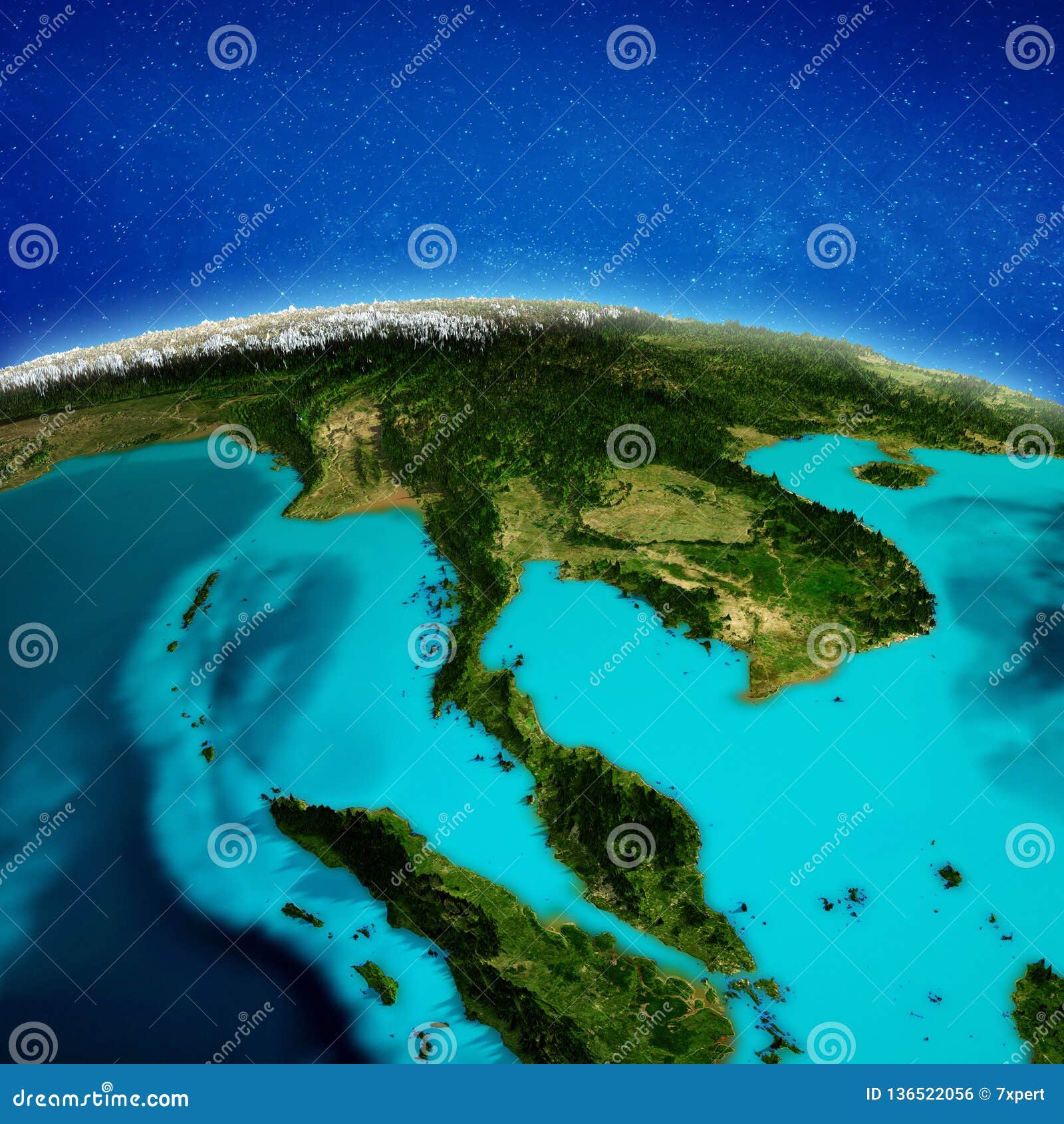 South East Asia Background Stock Illustration Illustration Of Weather