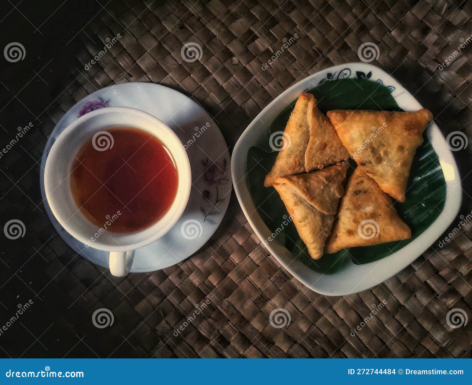 South Indian Food - Samosas Stock Photo - Image of fruit, drink: 272744484