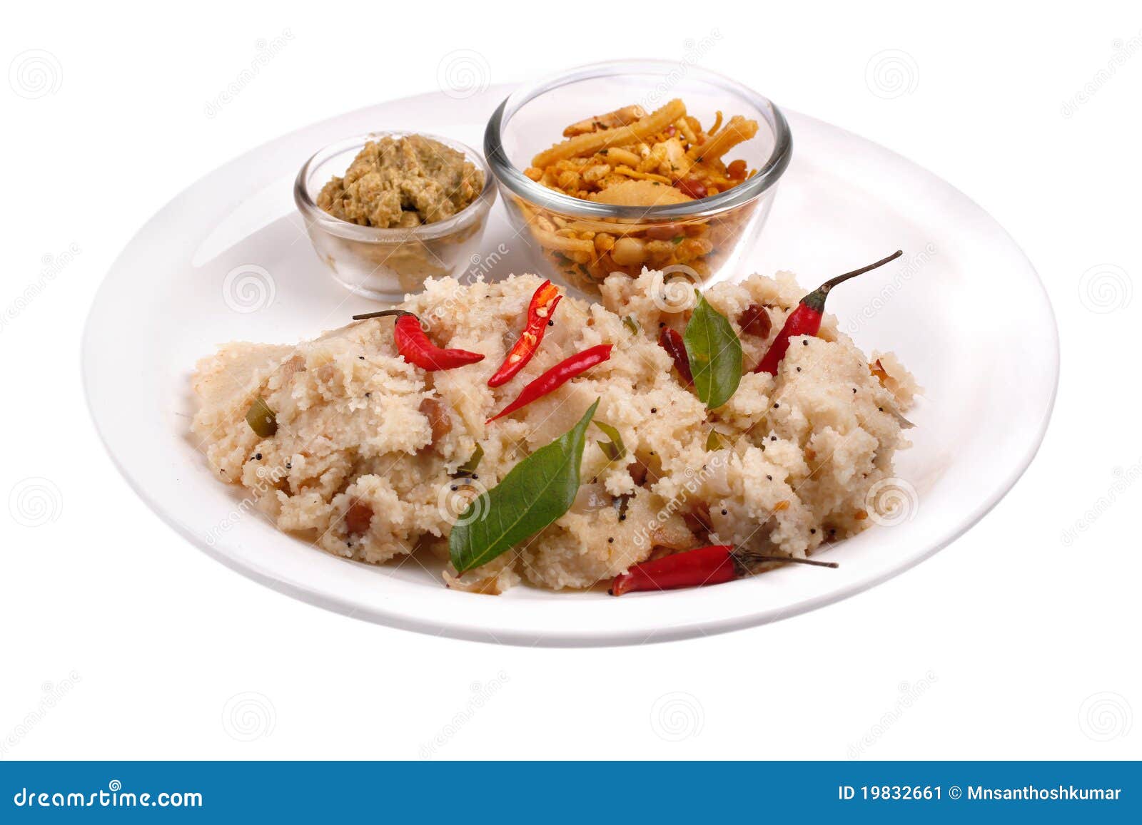 South Indian Upma and Chutney Stock Image Image of mixture, cooking