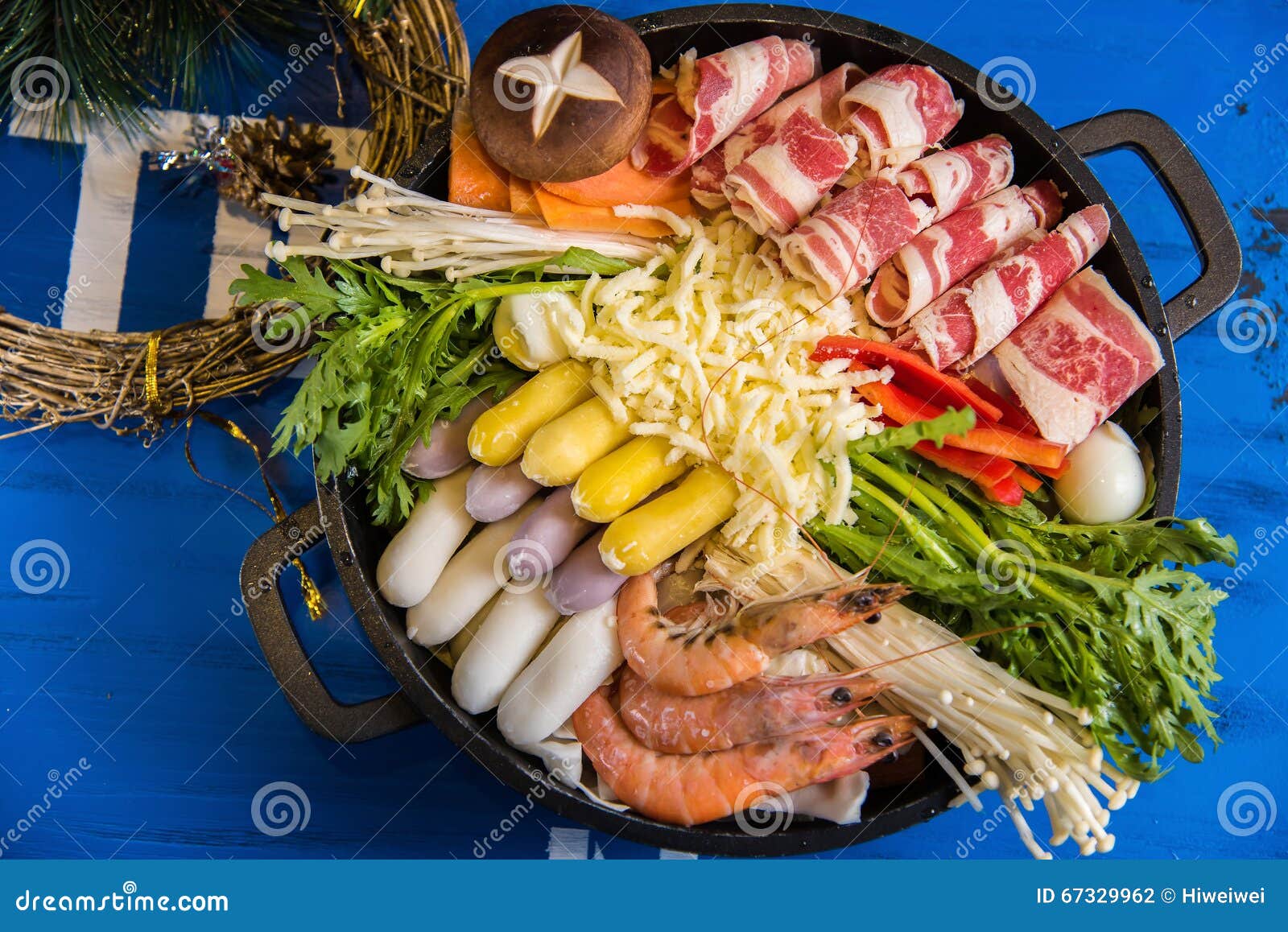 South Korea Hot pot stock photo. Image of cake, food 67329962
