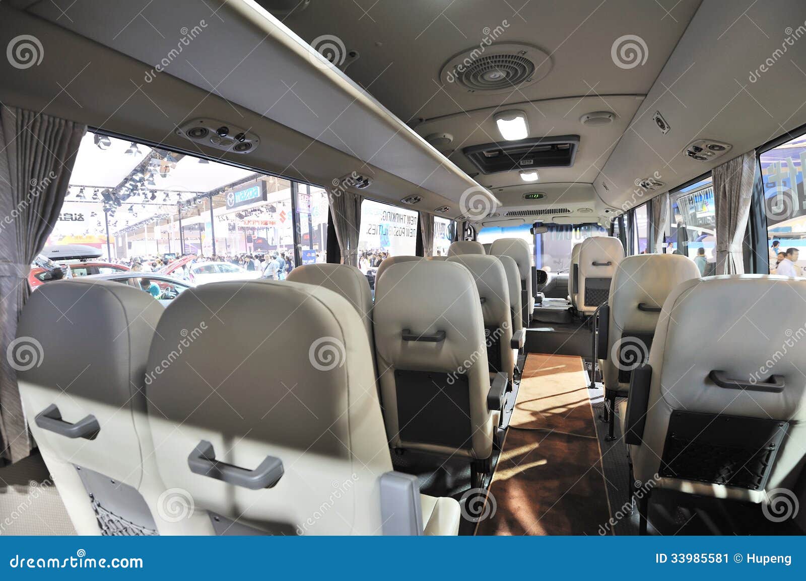 South Korea Hyundai County Bus Interior Editorial Photo Image Of