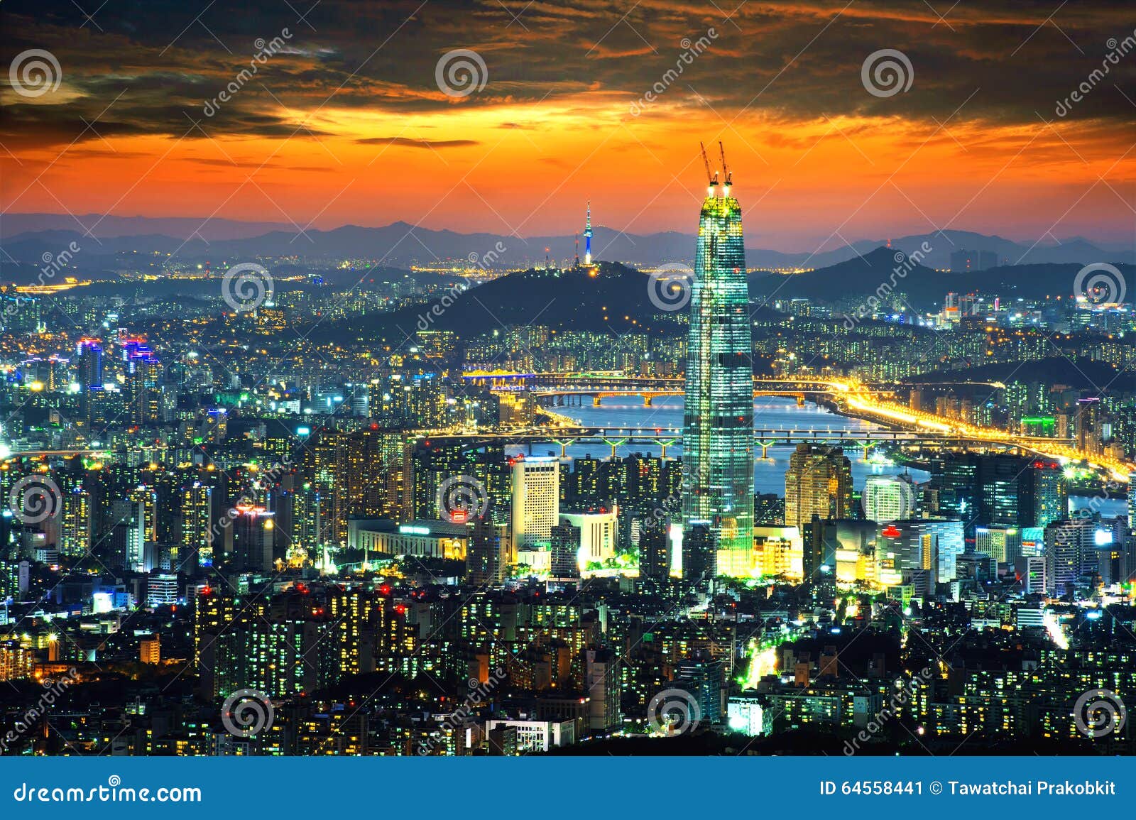 South Korea Skyline Of Seoul The Best View Of South Korea South Korea Skyline Of Seoul The Best View Of South Korea