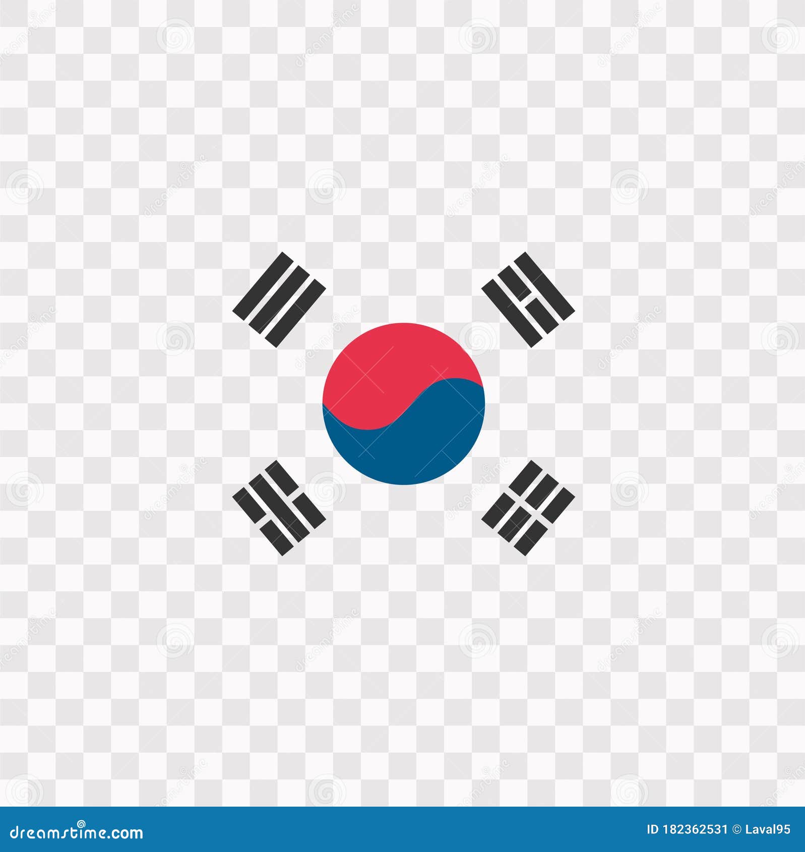 Korea flag printerqlero