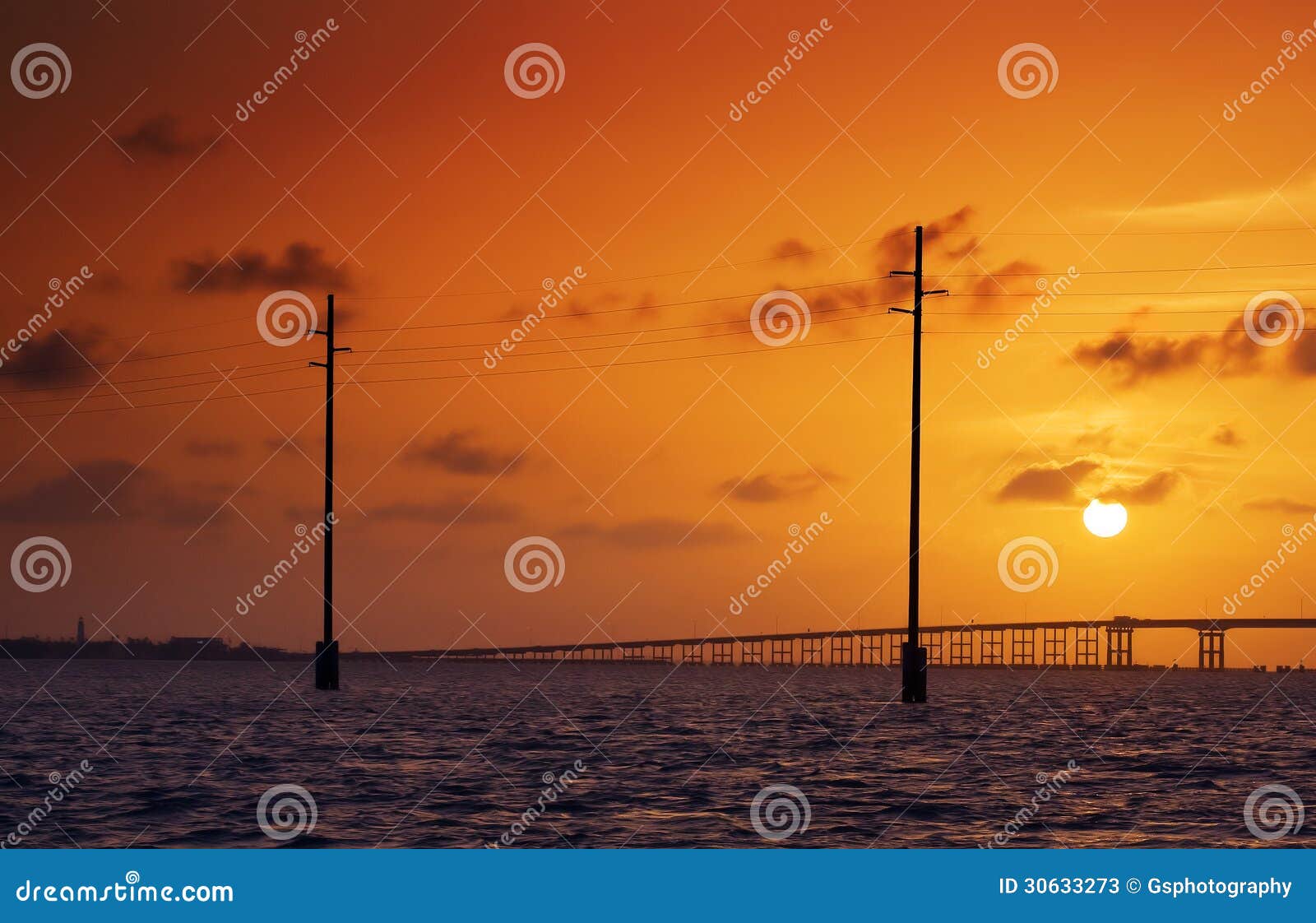 south padre island, sunset