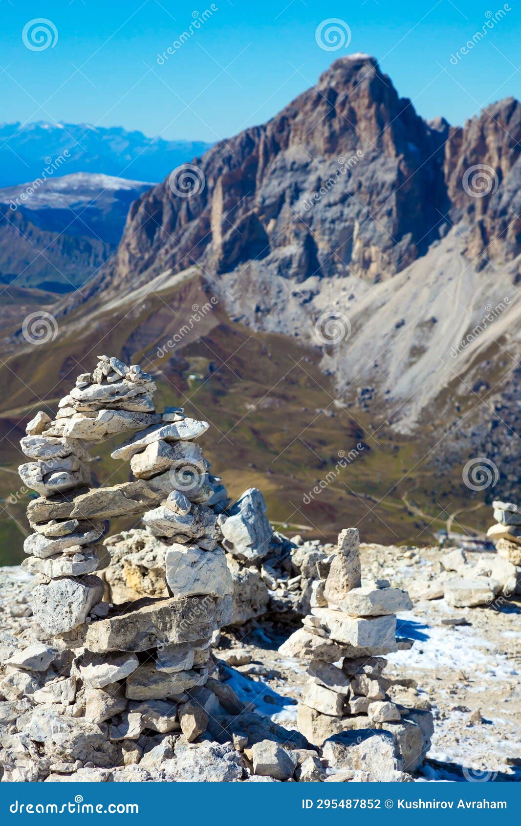 South Tyrol. the Stone Pyramid Stock Photo - Image of warm, pyramid:  295487852