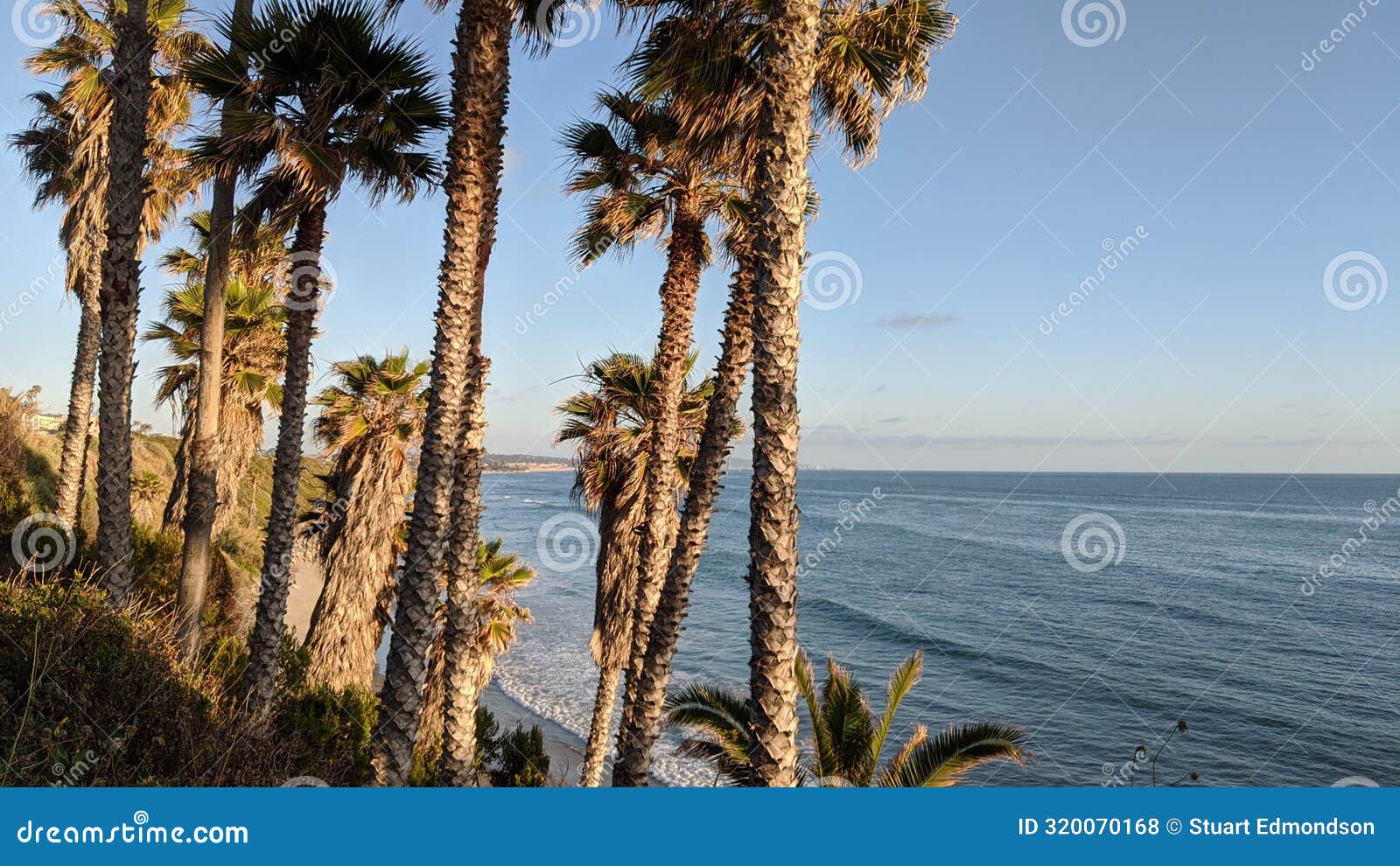 Southern California Beaches Near San Diego. Stock Photo - Image of ...