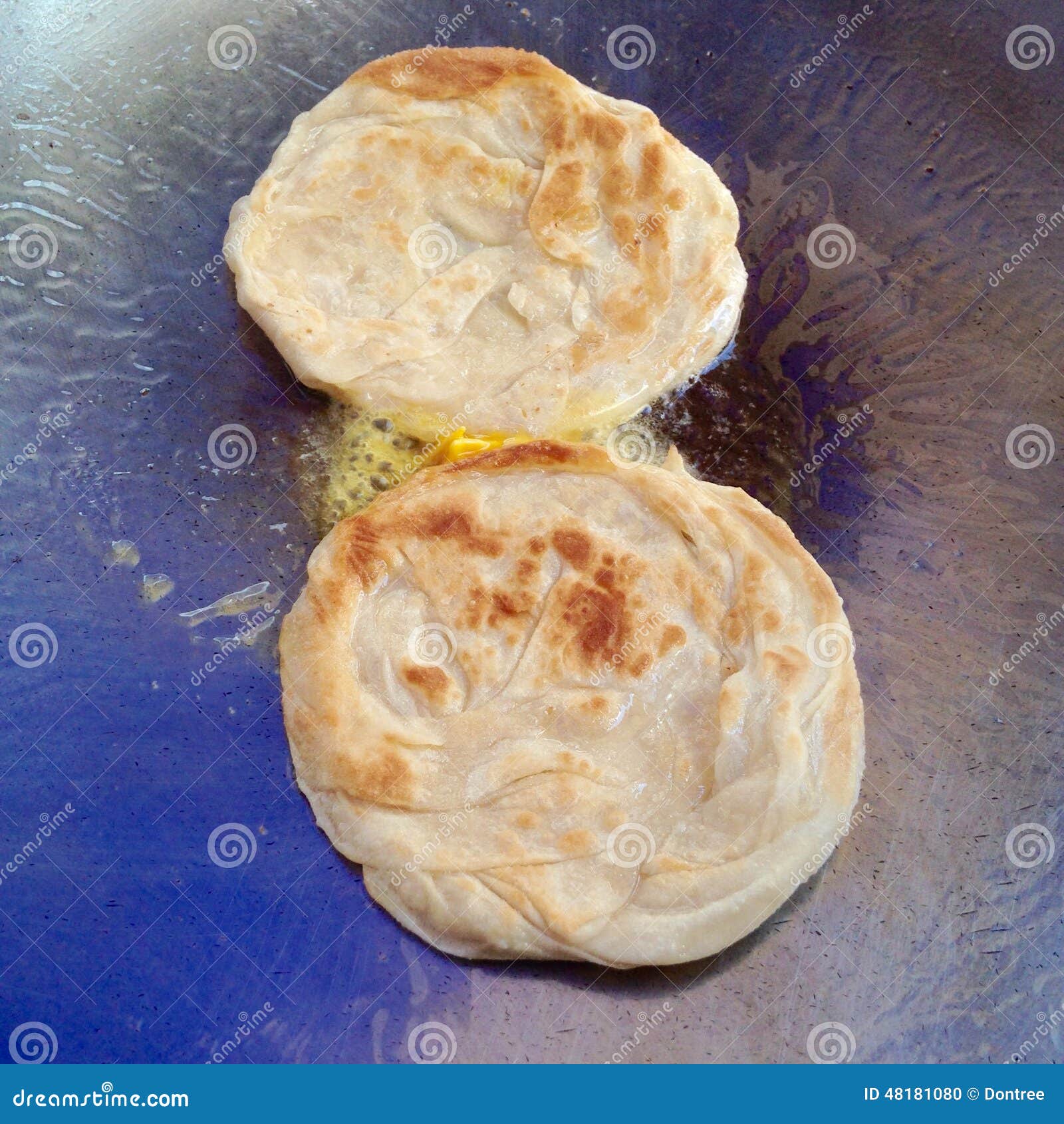 Southern flat bread frying stock photo. Image of cake 48181080
