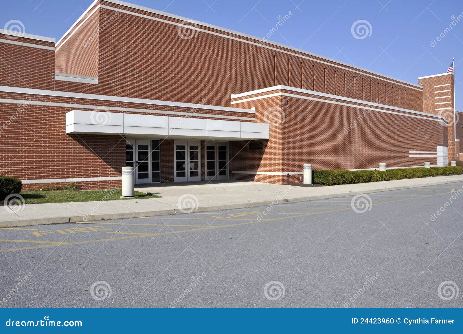 Southern Lehigh High School Stock Photo Image of lane, facade 24423960