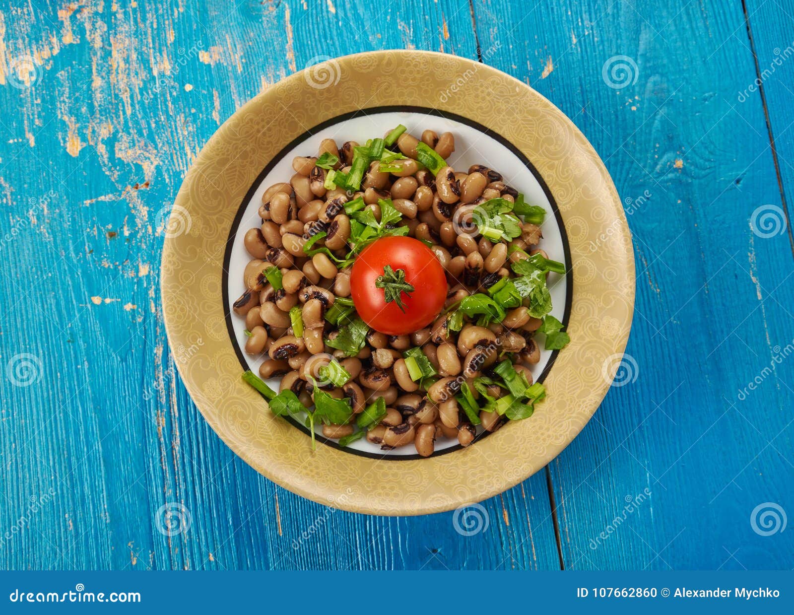 Southern Style Vegan Black Eyed Peas Stock Photo - Image of meal, gumbo ...