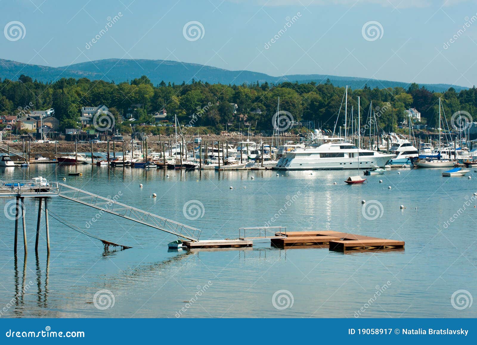 Southwest Harbor, Maine stock image. Image of england 19058917