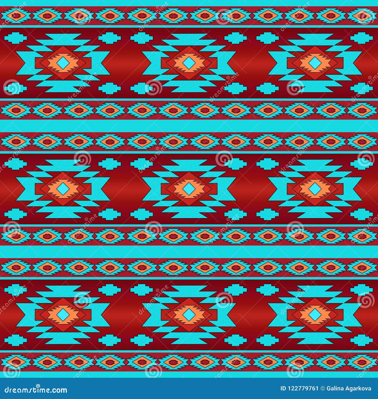 southwestern ethnic navajo pattern