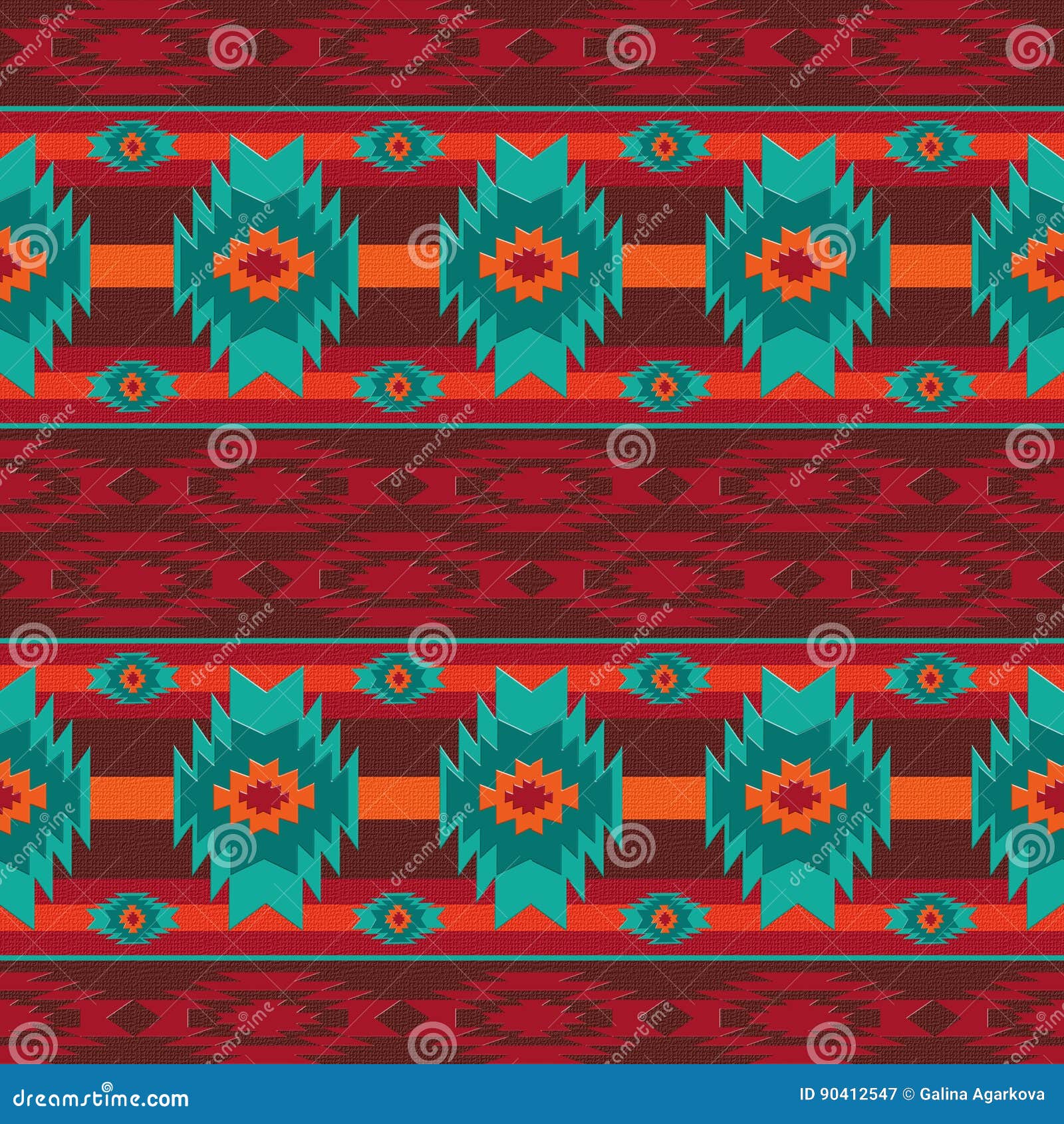 southwestern navajo seamless pattern