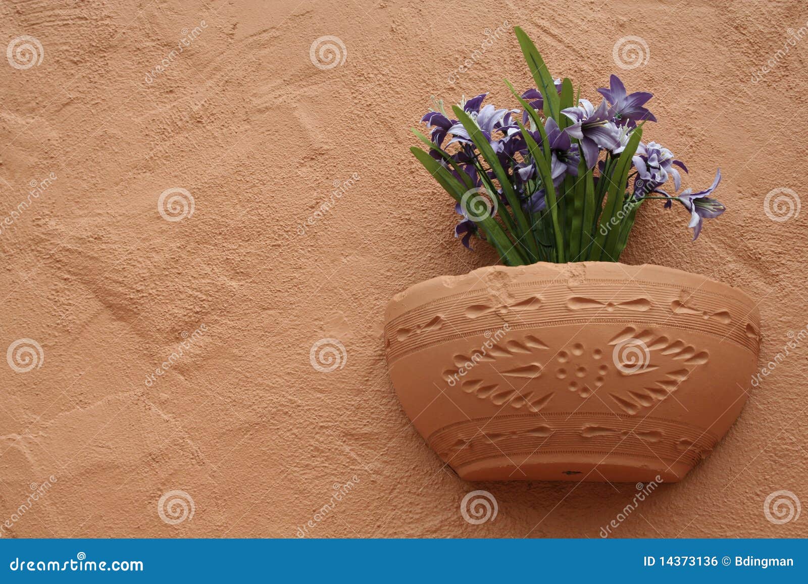 southwestern pottery and floral 