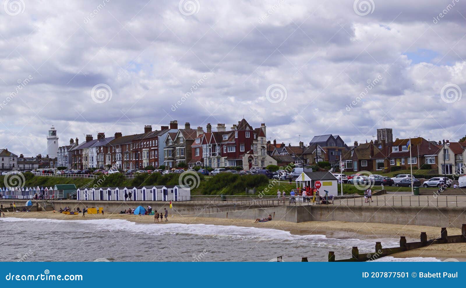 Southwold Pier Avenue stock image. Image of building 207877501