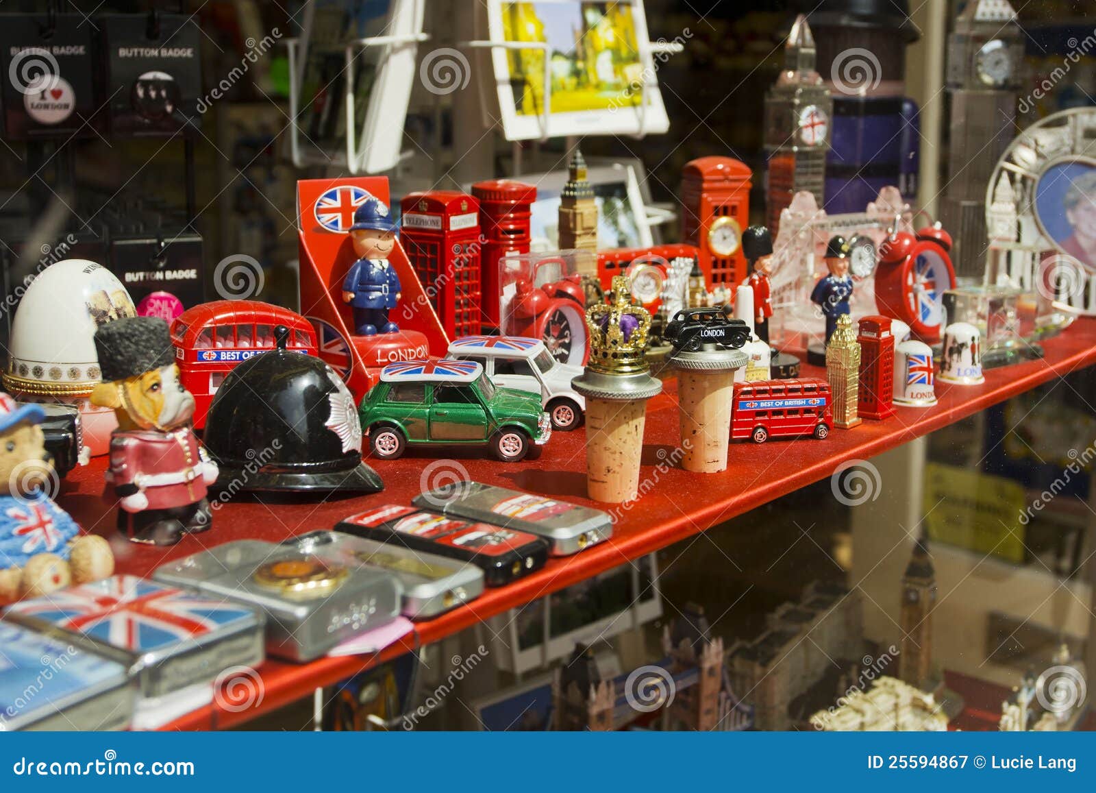 Souvenir Shop Window In London Royalty Free Stock Photography Image