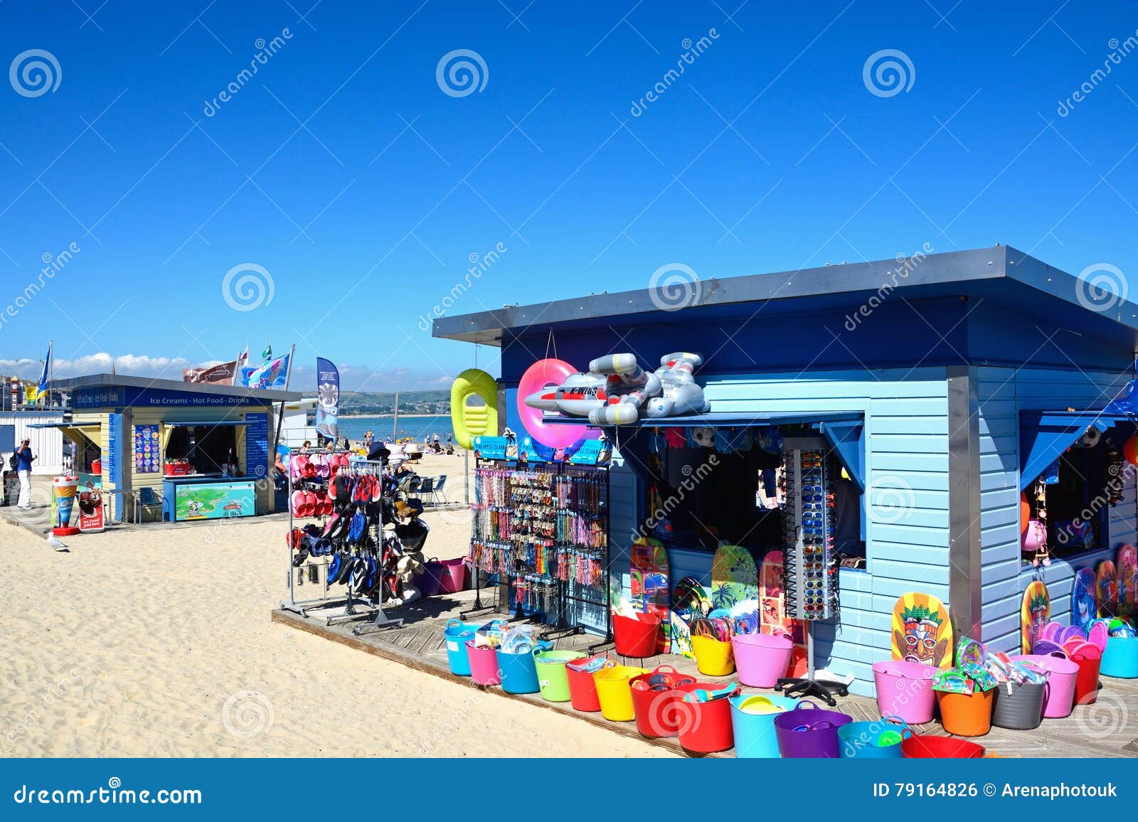 Souvenirladen Auf WeymouthStrand Redaktionelles Foto Bild von