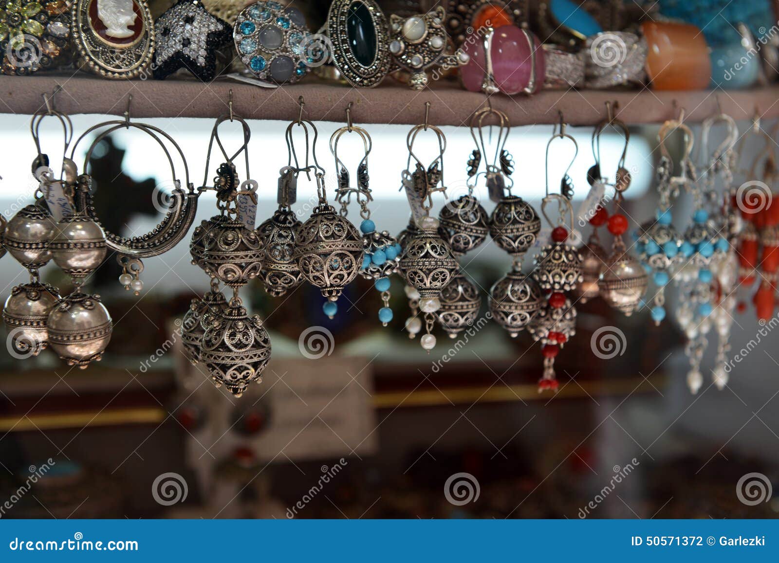 Souvenirs in Dubrovnik, Croatia Stock Photo Image of earrings