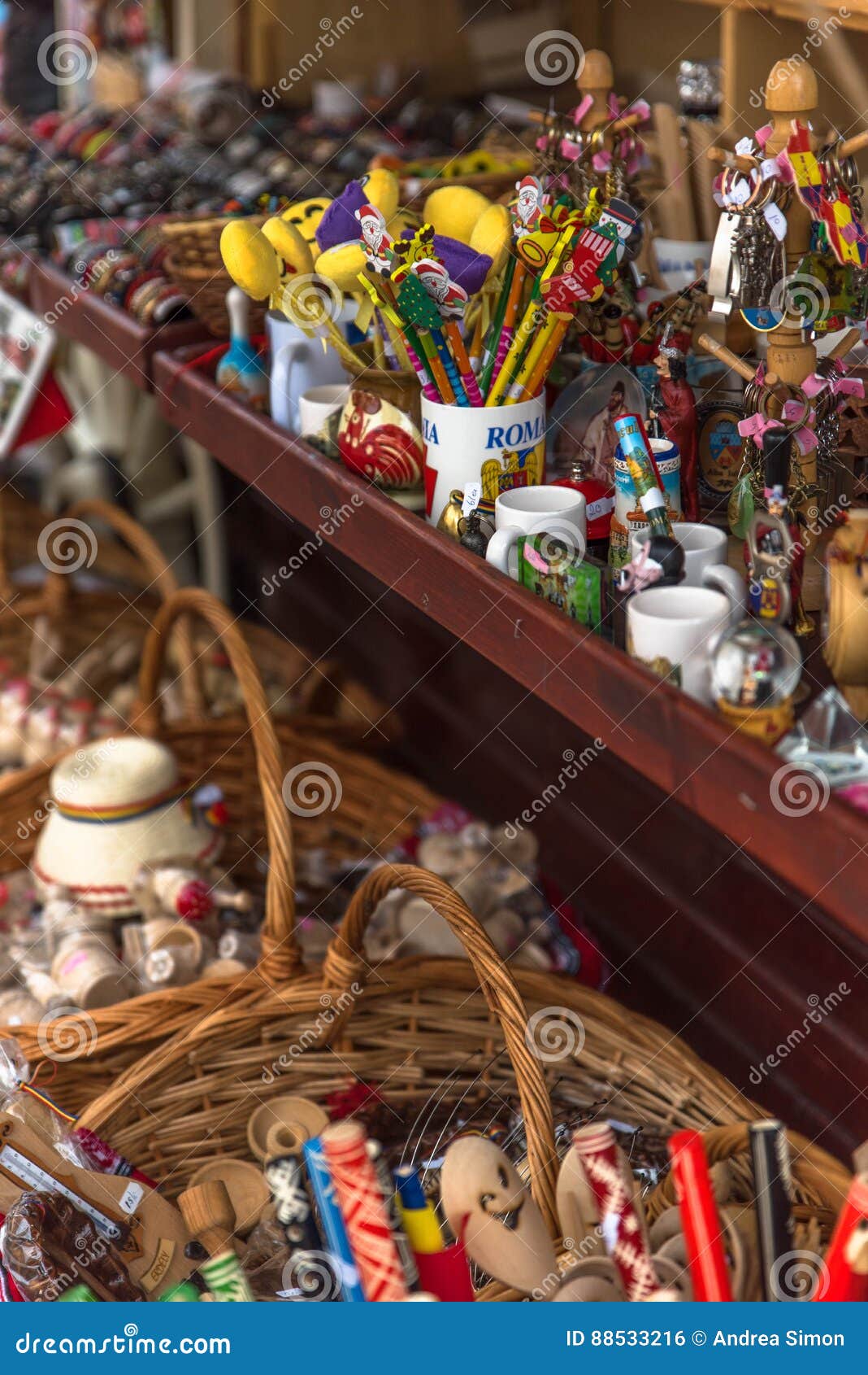 Souvenirs editorial photo. Image of market, european 88533216