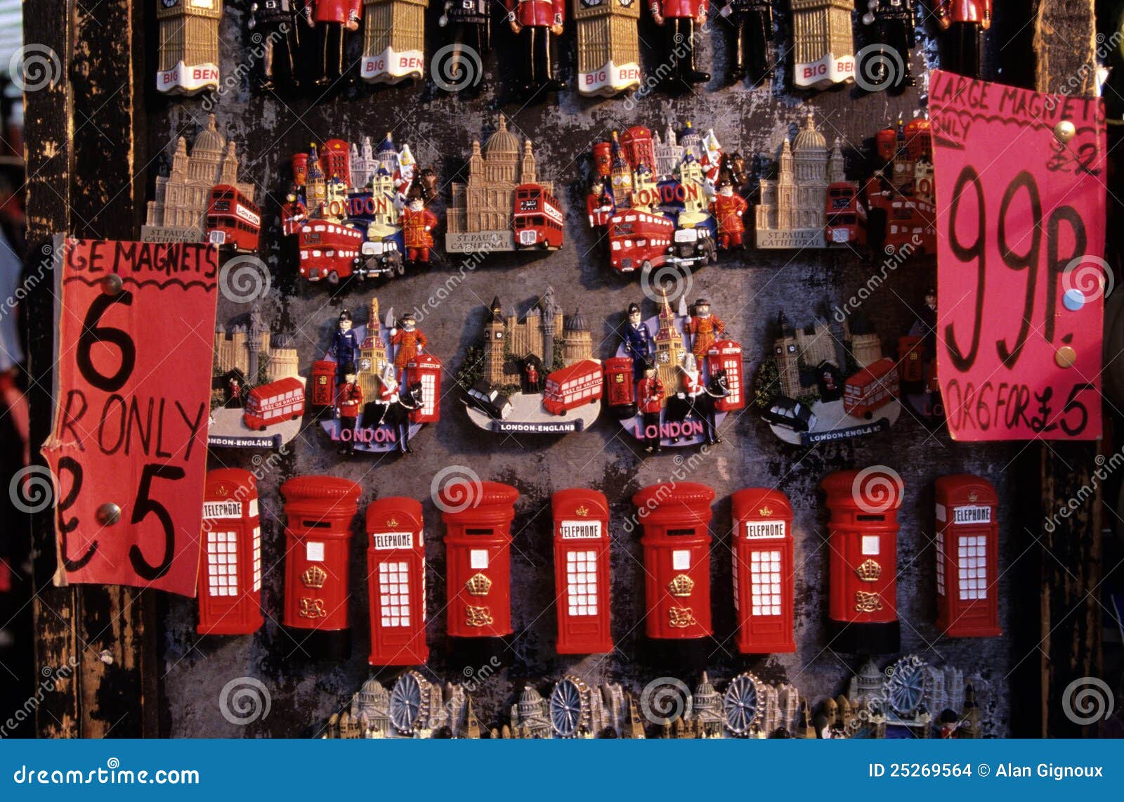 Souvenirs for sale, London editorial stock image. Image of horizontal