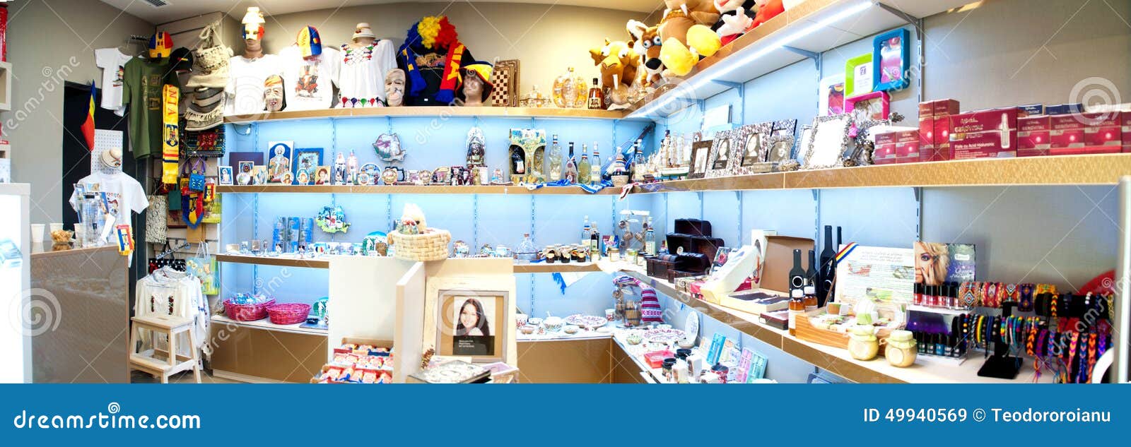 Souvenirs shop interior editorial stock image. Image of outdoors 49940569