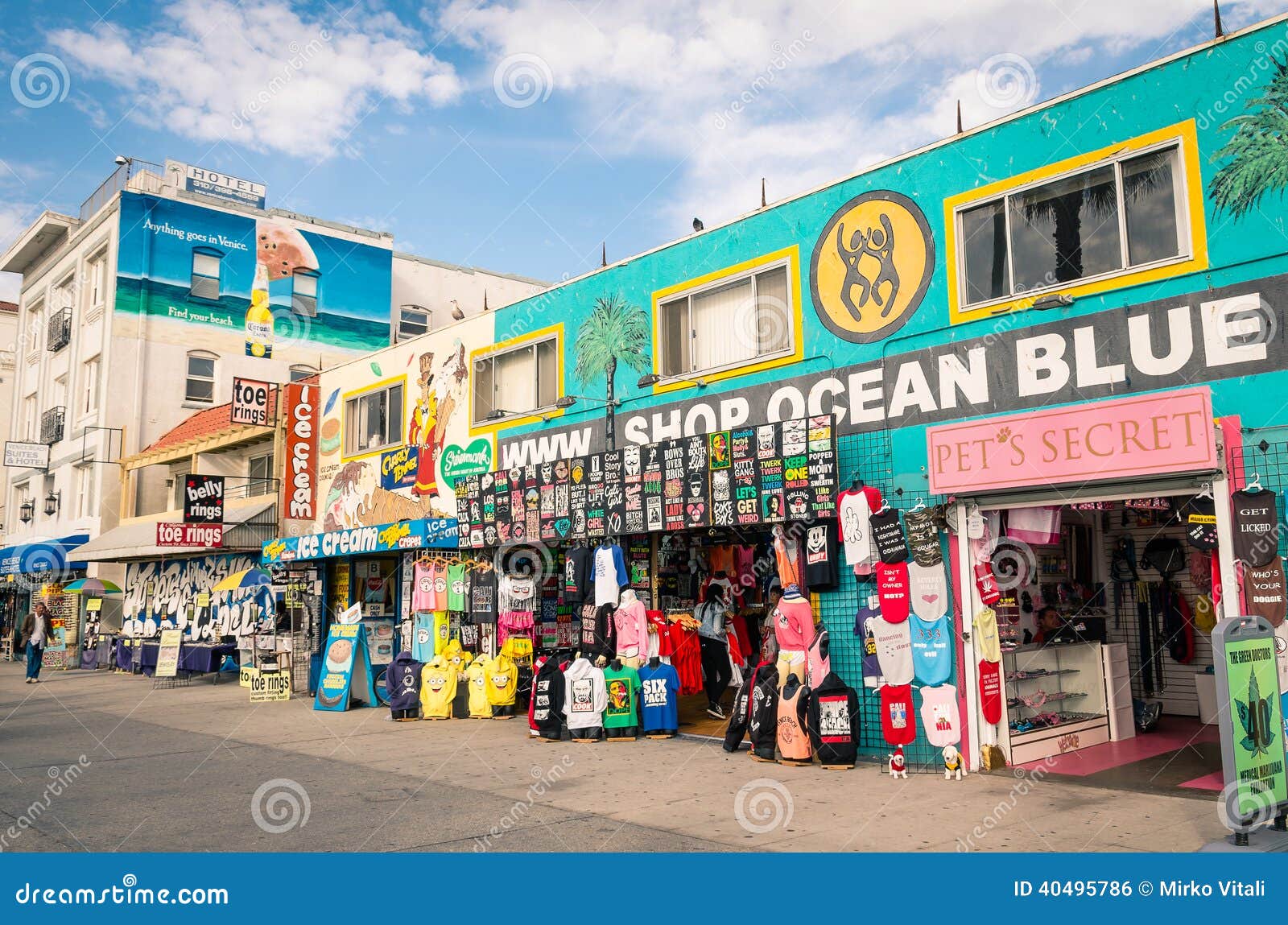 Souvenirs Shops In Venice Beach - Los Angeles Editorial 