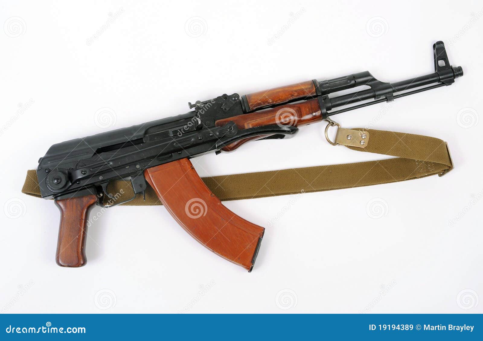 soviet akms (ak47) assault rifle