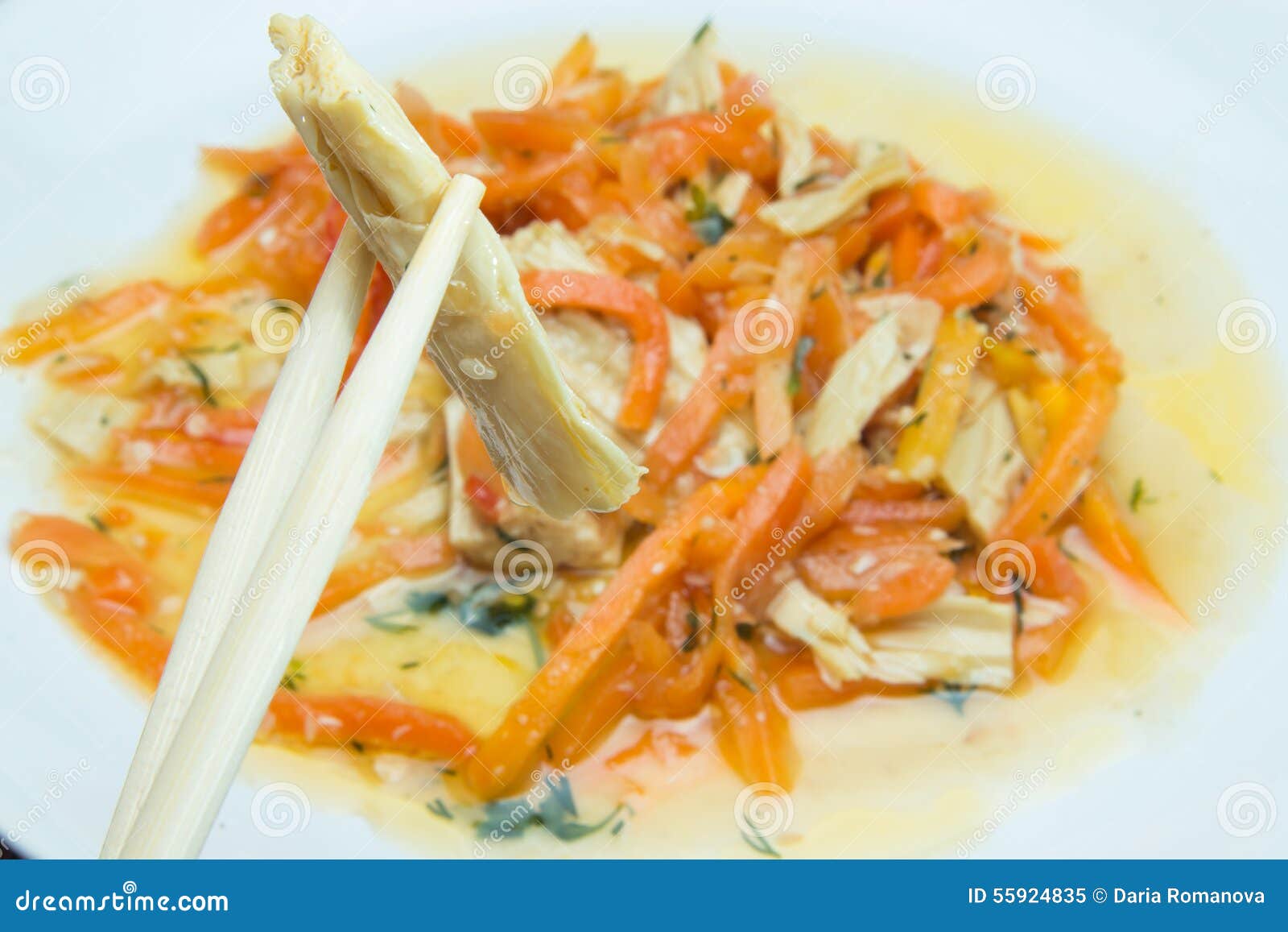 Soy asparagus and carrots stock image. Image of gourmet 55924835