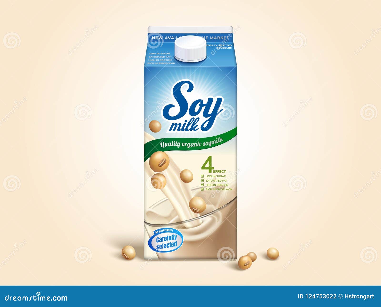 soy milk carton package
