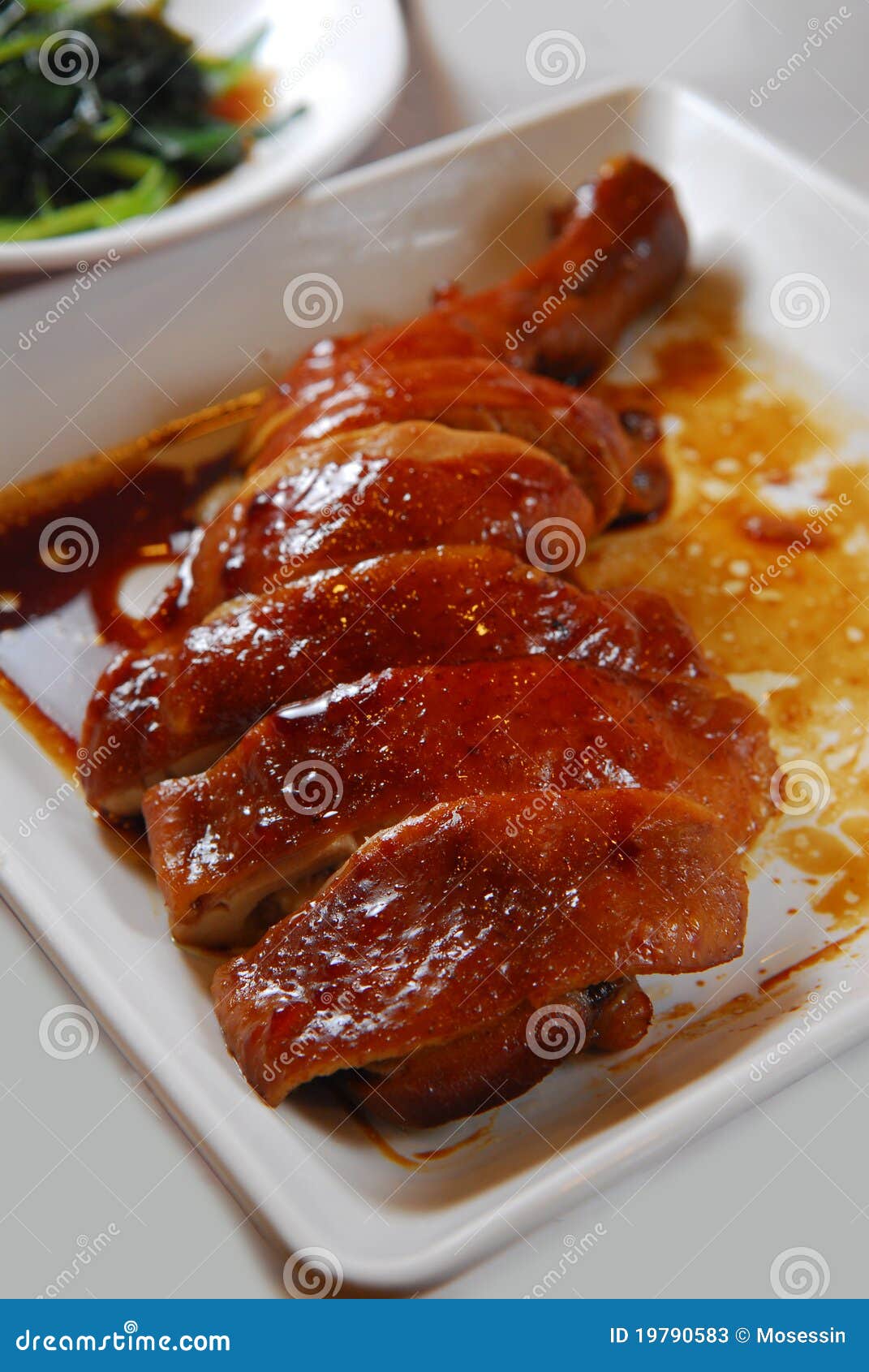 Soy sauce chicken leg stock image. Image of macro, yummy 19790583