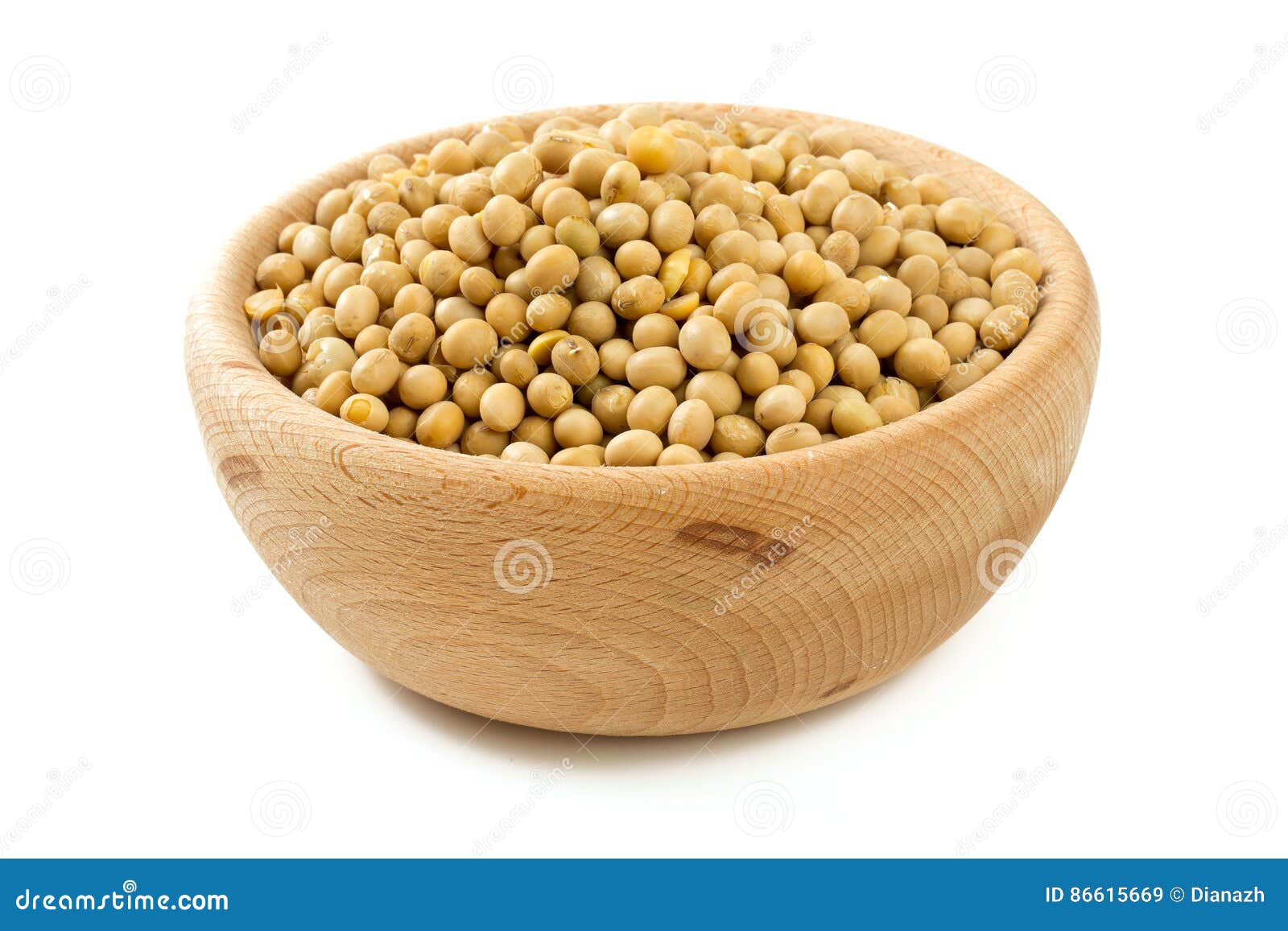 Soya Beans in a Bowl Isolated on White Stock Image Image of sauce