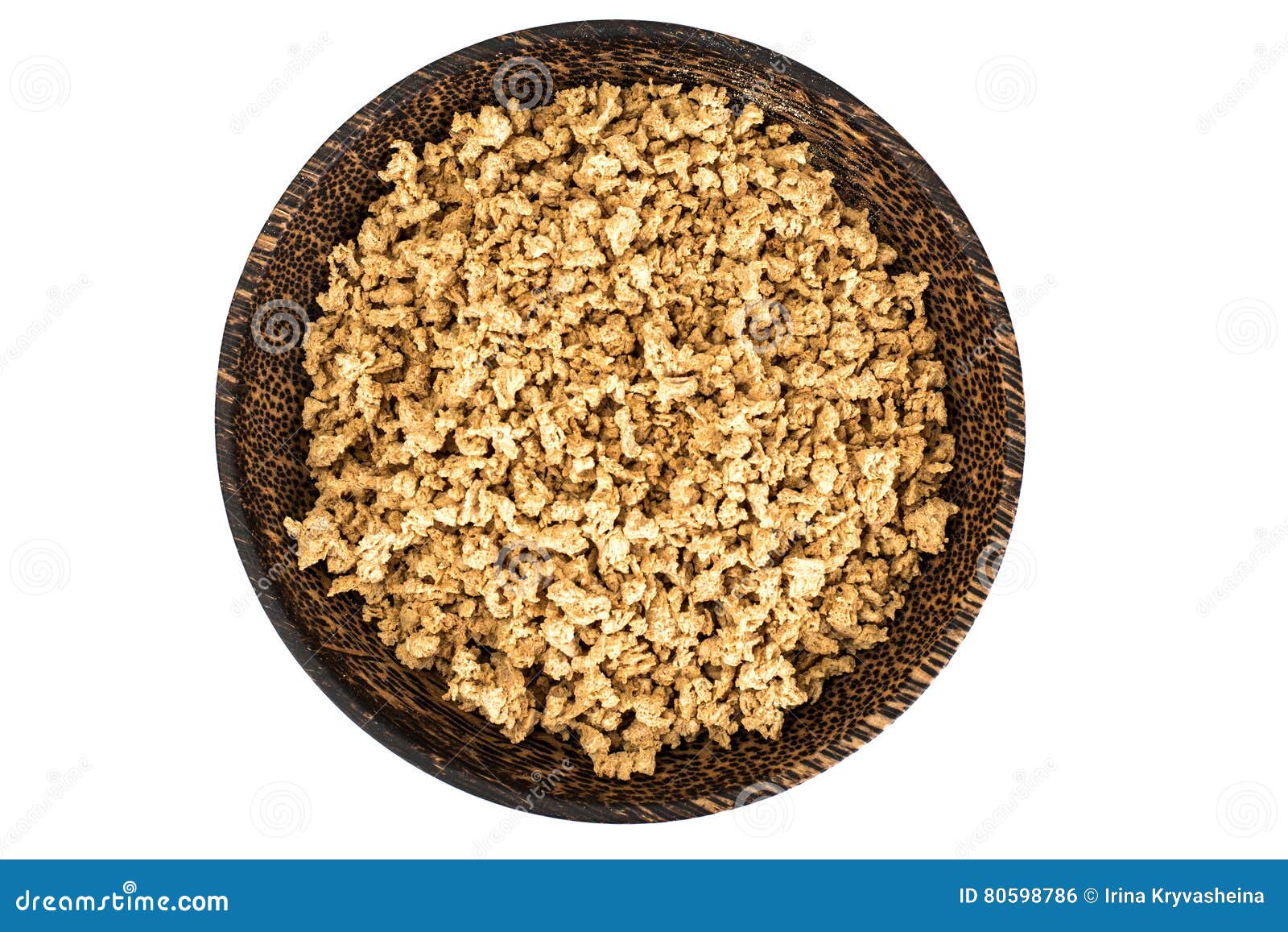Soya Mince. Meat Substitute for Vegetarians Stock Photo Image of