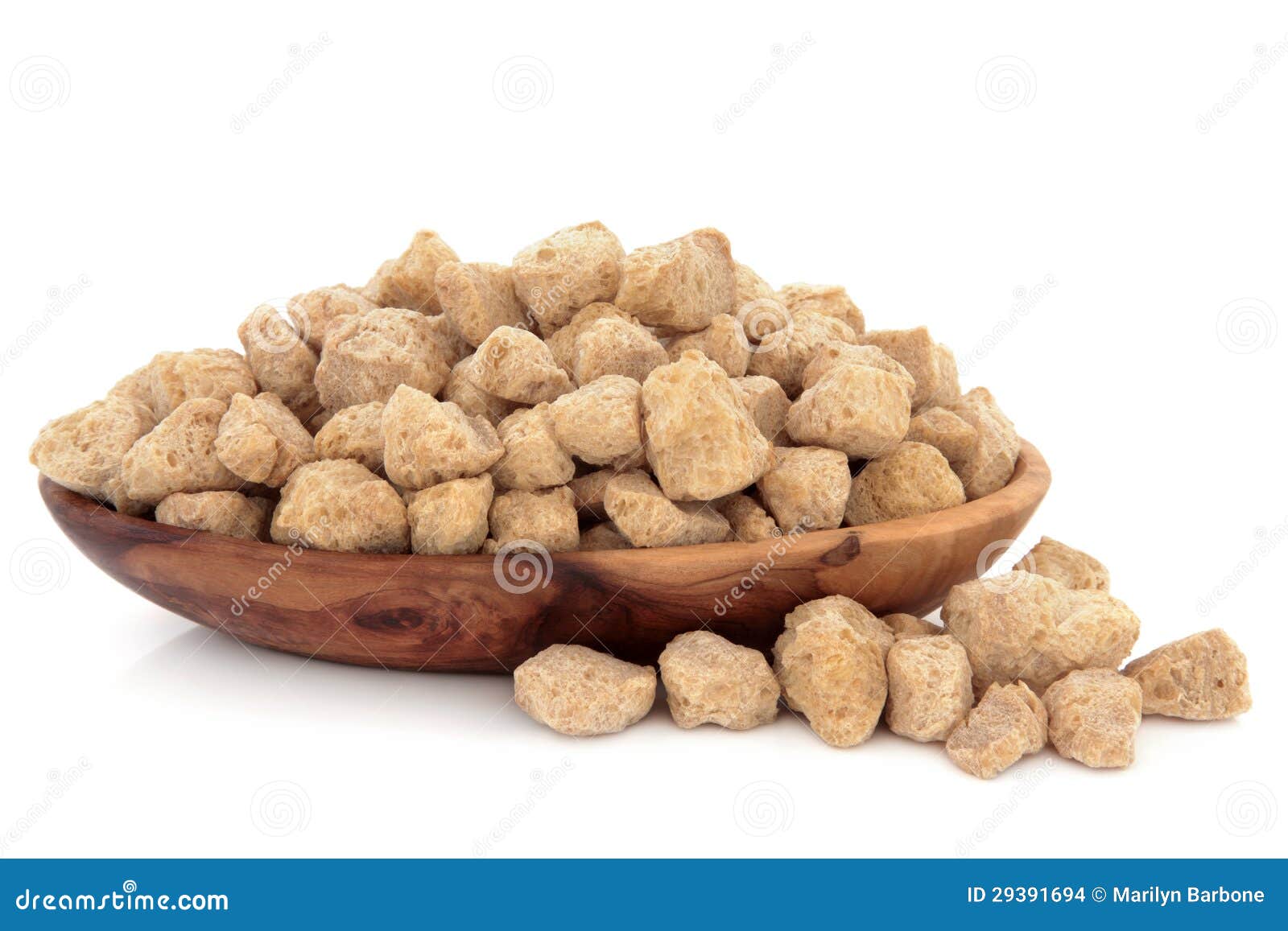 Soybean Protein Chunks stock photo. Image of health, food 29391694