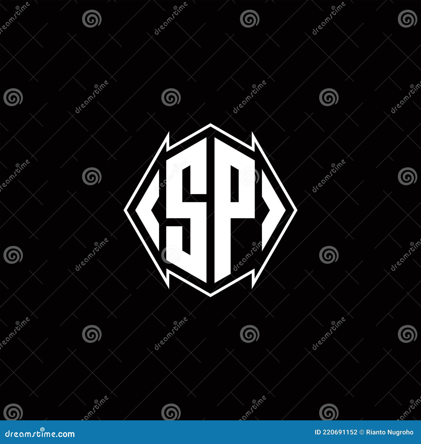 Initial SP feminine logo. Usable for Nature, Salon, Spa, Cosmetic and  Beauty Logos. Flat Vector Logo Design Template Element. 16107784 Vector Art  at Vecteezy