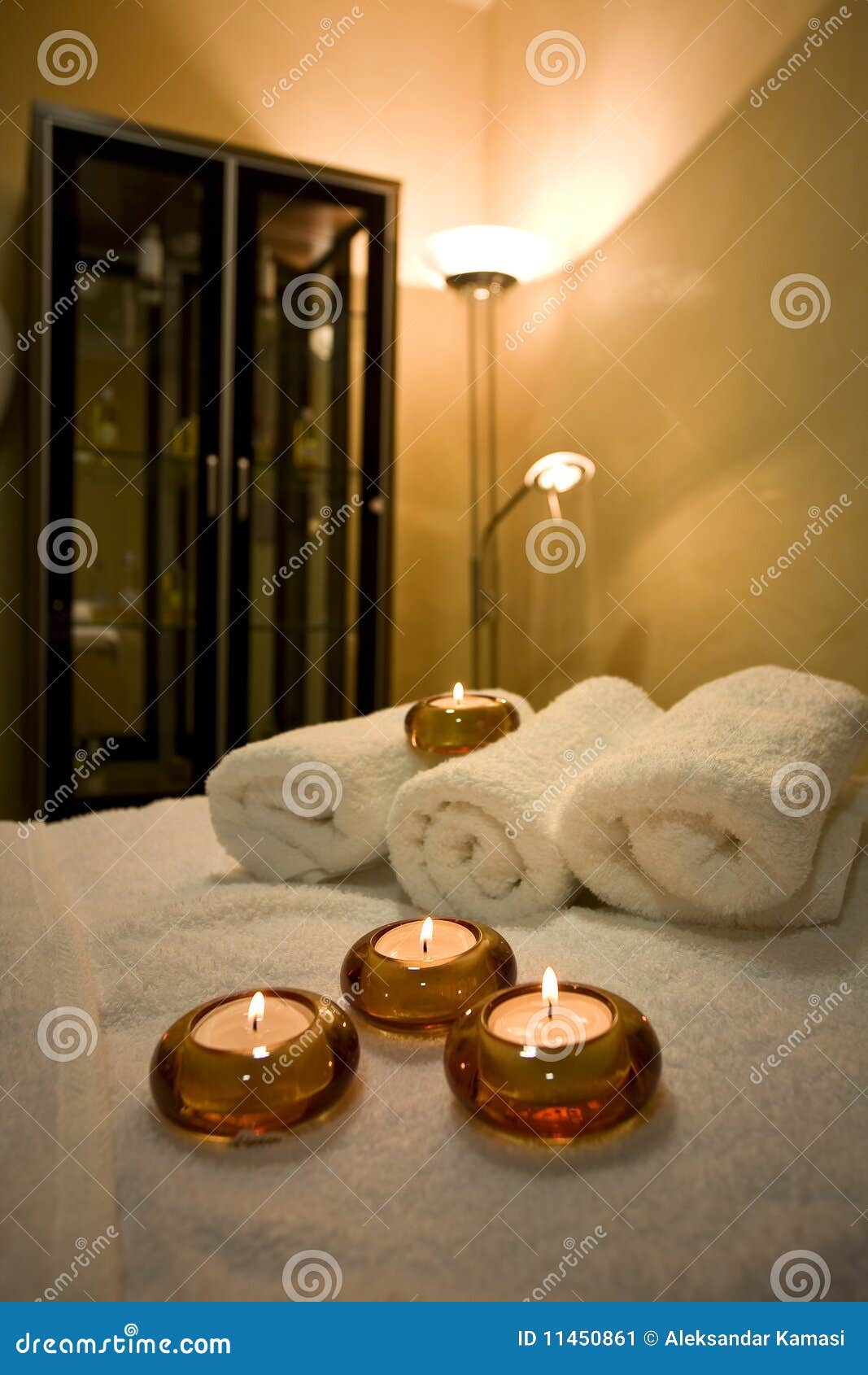Spa candle stock image. Image of relaxation, health, inside 11450861