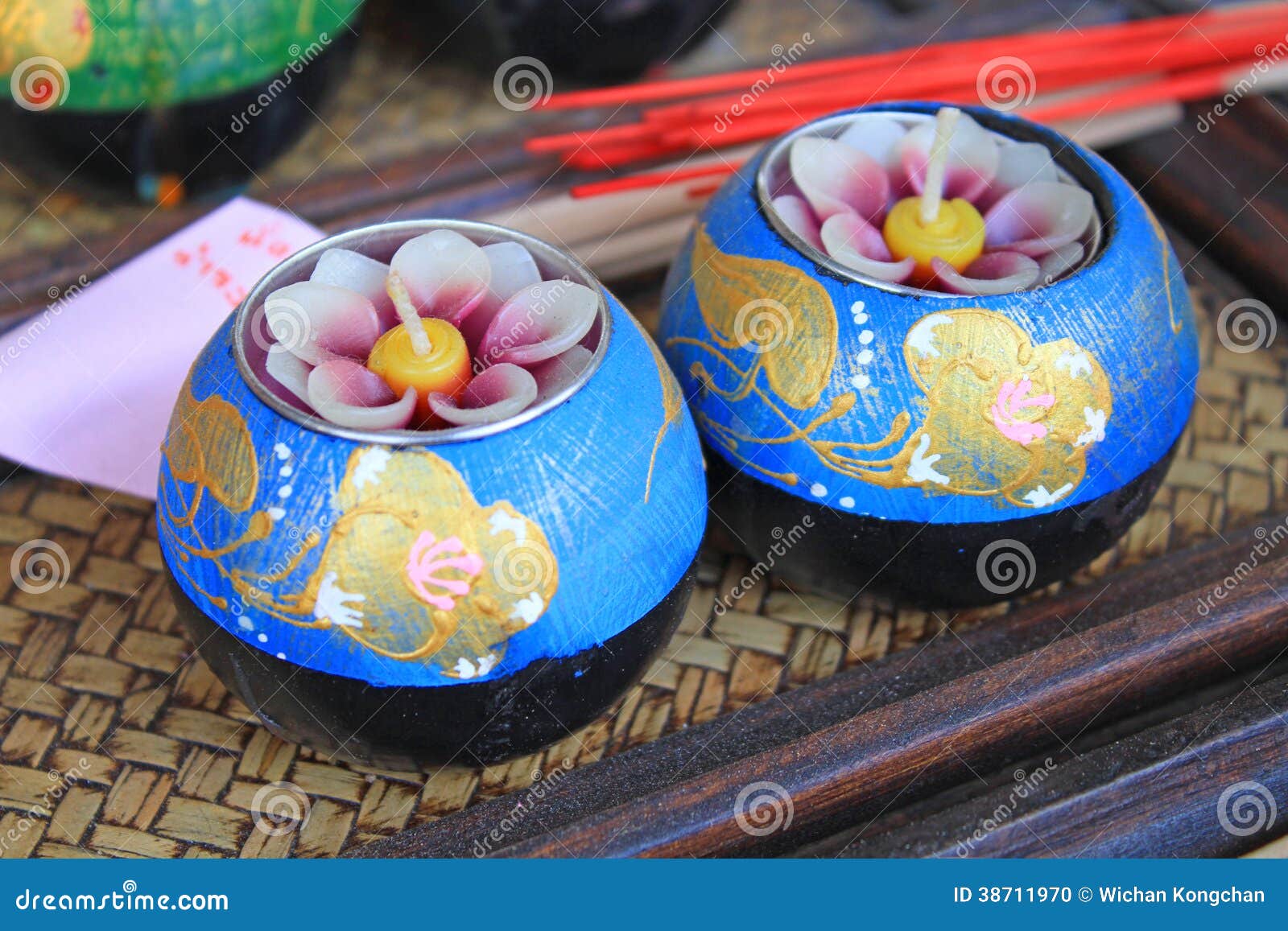 Spa candle stock photo. Image of beauty, delicate, petal 38711970