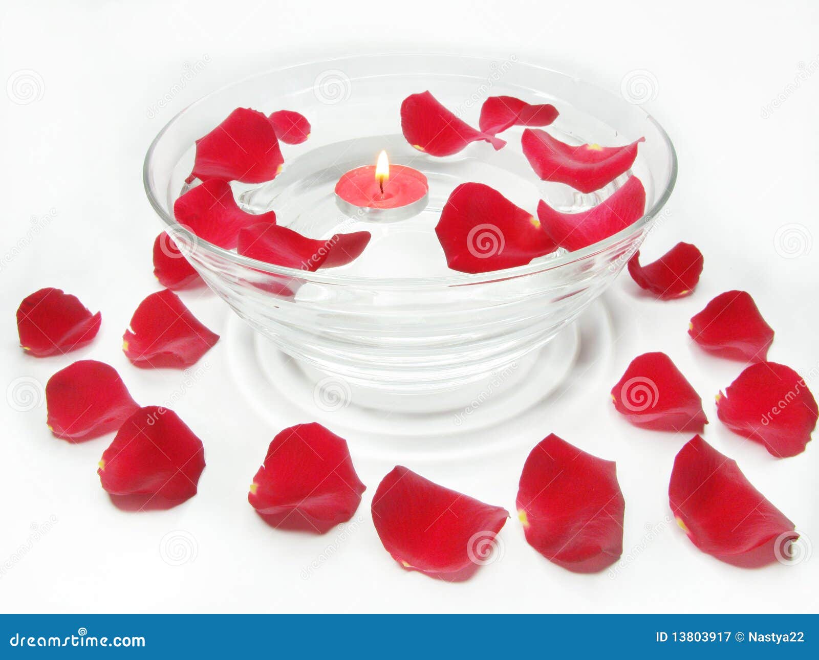 Spa Candles Flowers Picture. Image 13803917