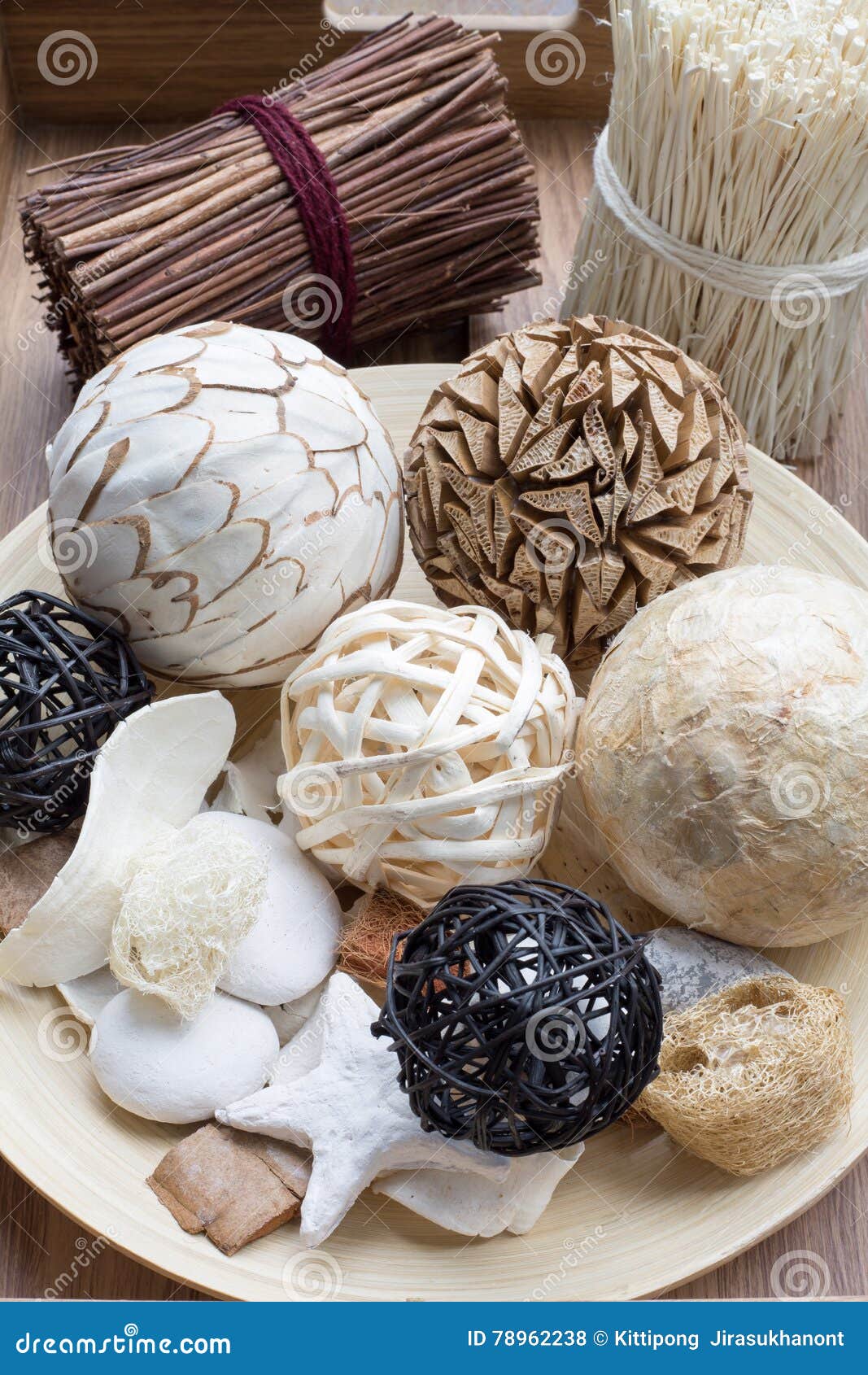Spa decoration items stock photo. Image of aroma, potpourri 78962238