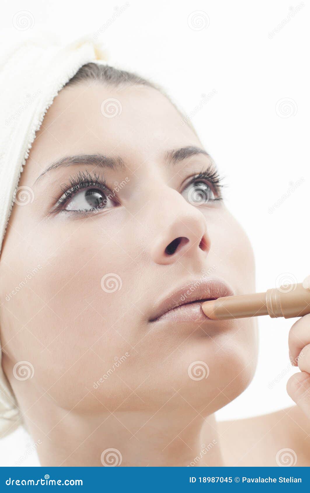 Spa and lipstick stock image. Image of treatment, lips 18987045