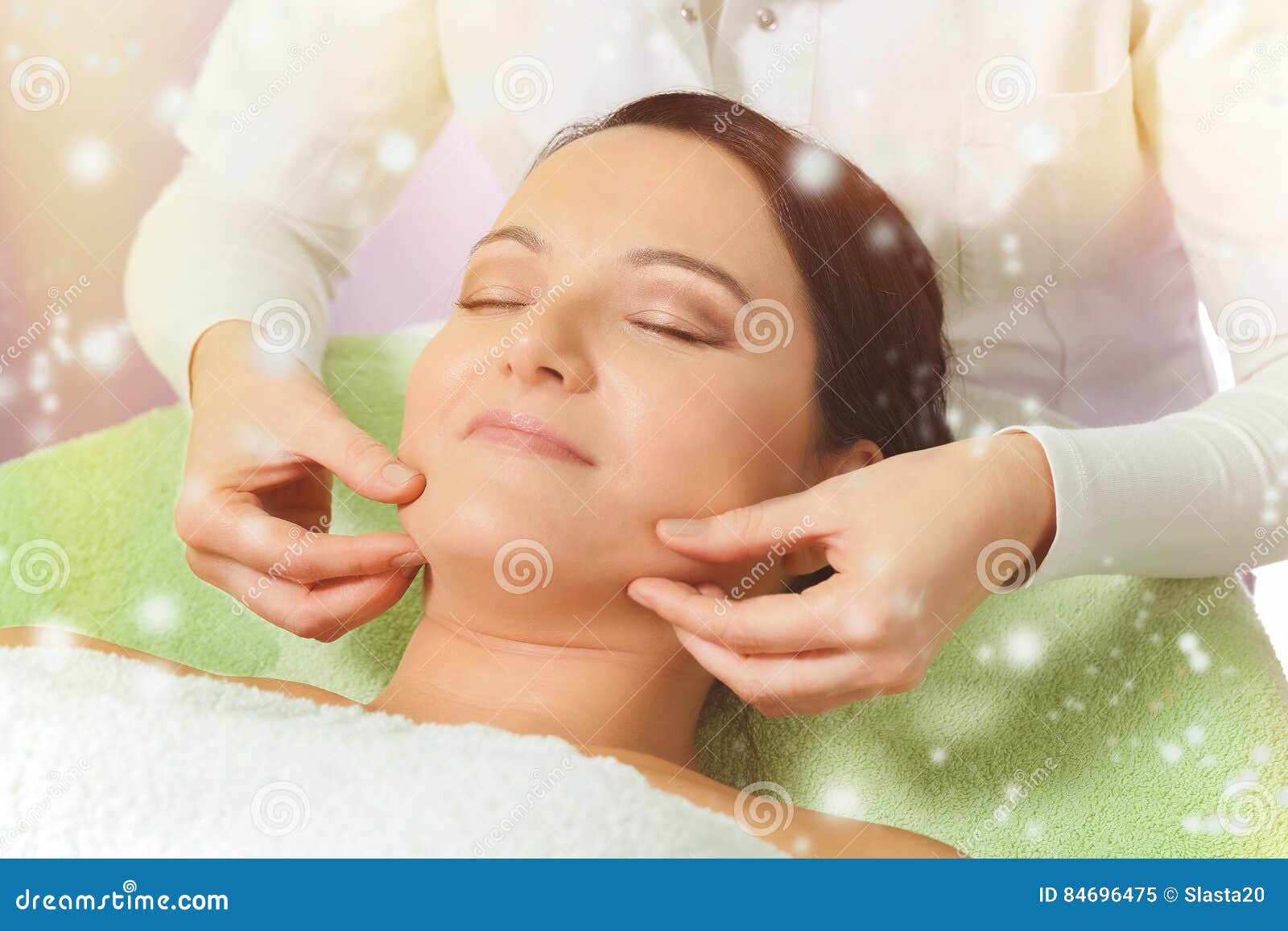 Spa Massage Stock Image Image Of Feminine Aging Aesthetic 84696475