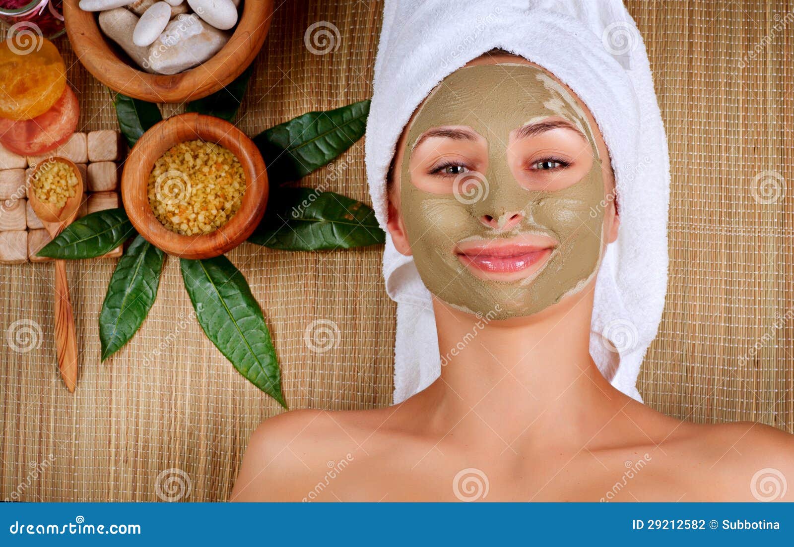 Spa Mud Mask stock photo. Image of facial, healthy, cure 29212582